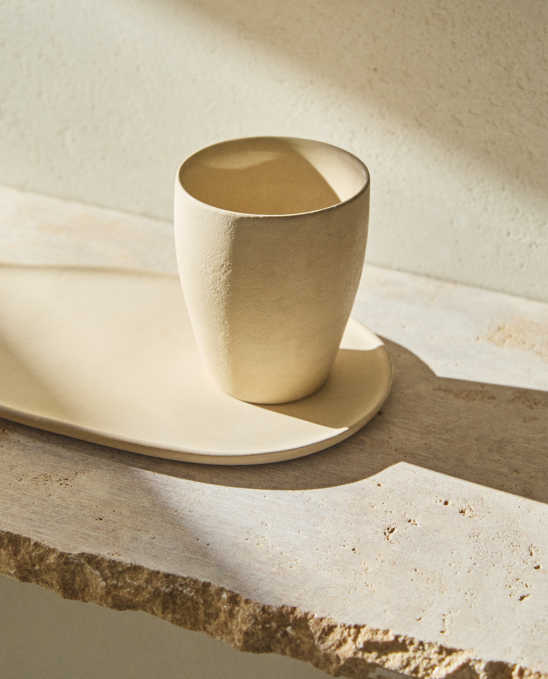 Spirella Zahnbürstenhalter Yuma | Grau-weißes Badezimmer Accessoire