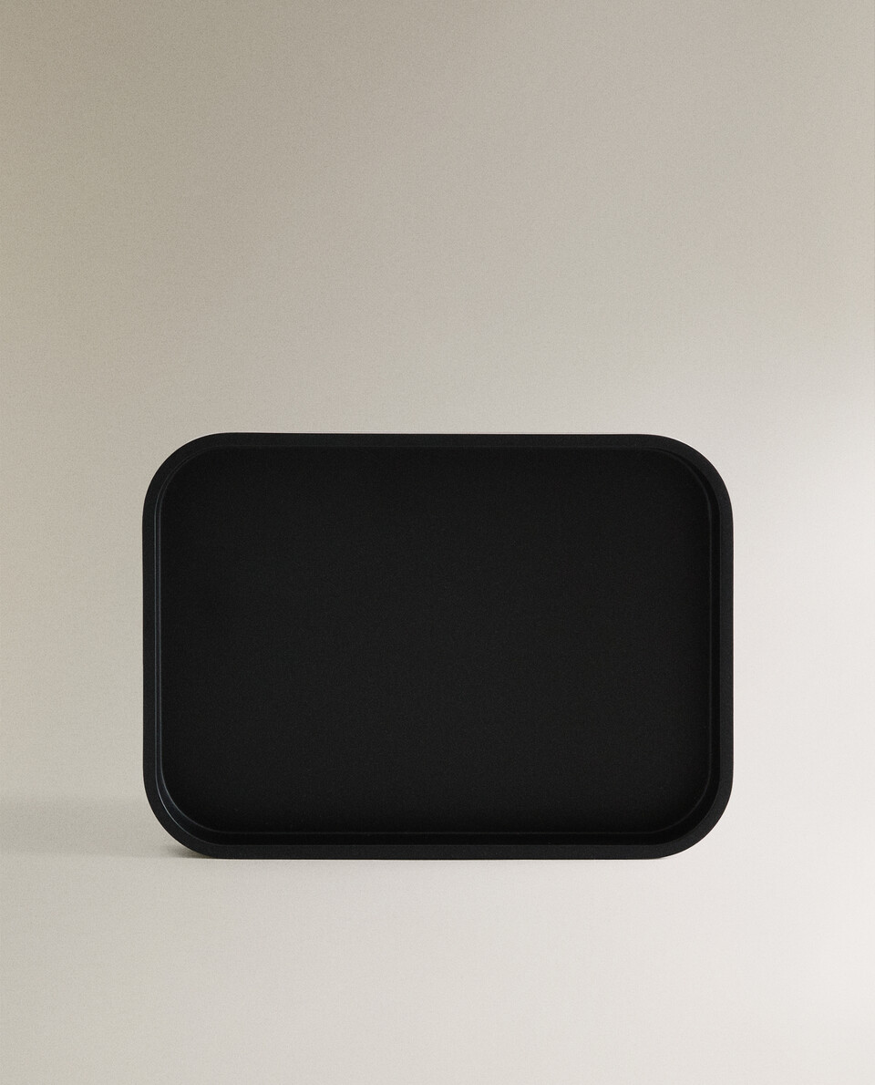 BLACK RESIN BATHROOM TRAY | Zara Home United Kingdom