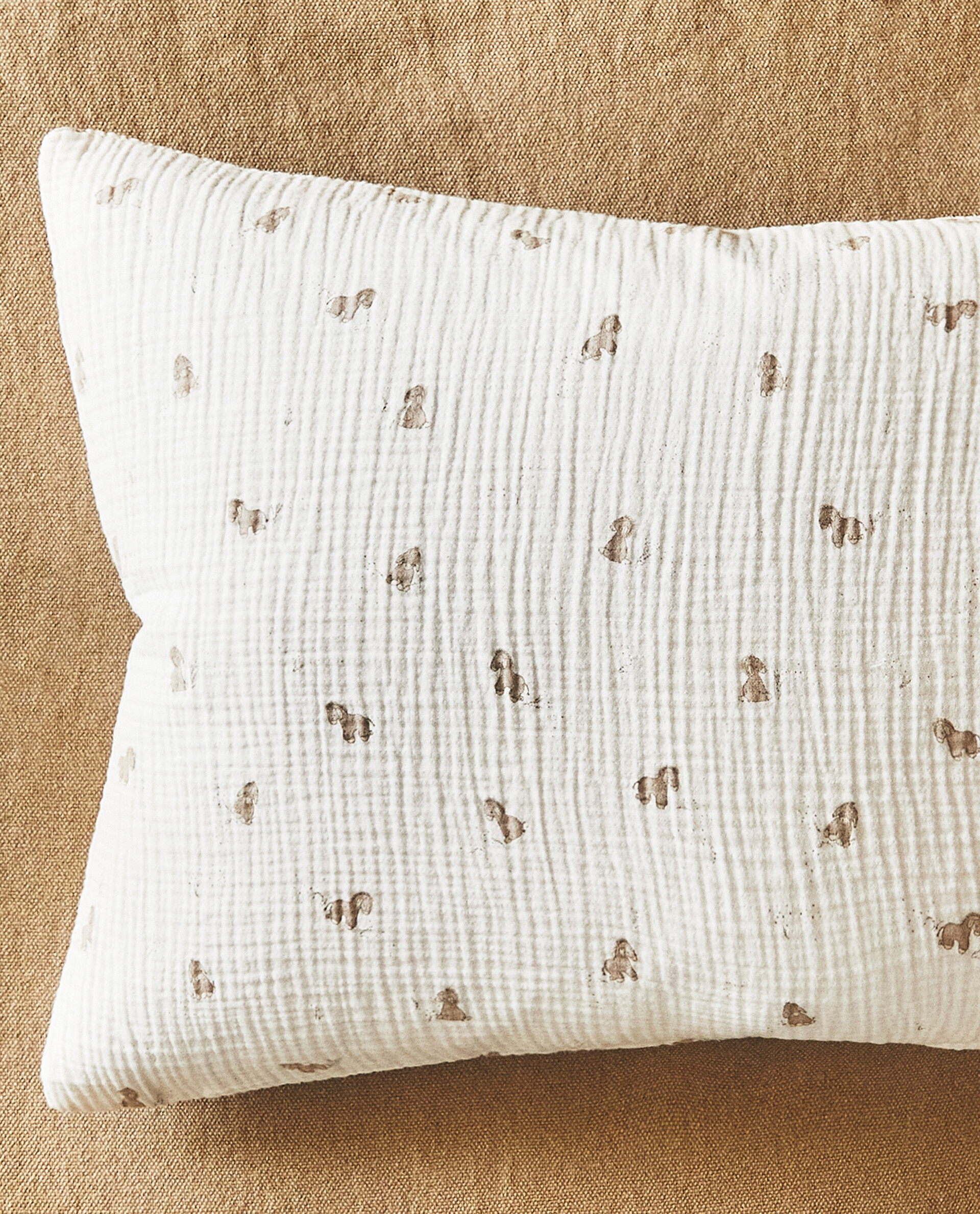 ÇOCUKLAR İÇİN EŞEKLİ MUSLİN YASTIK KILIFI Zara Home Türkiye