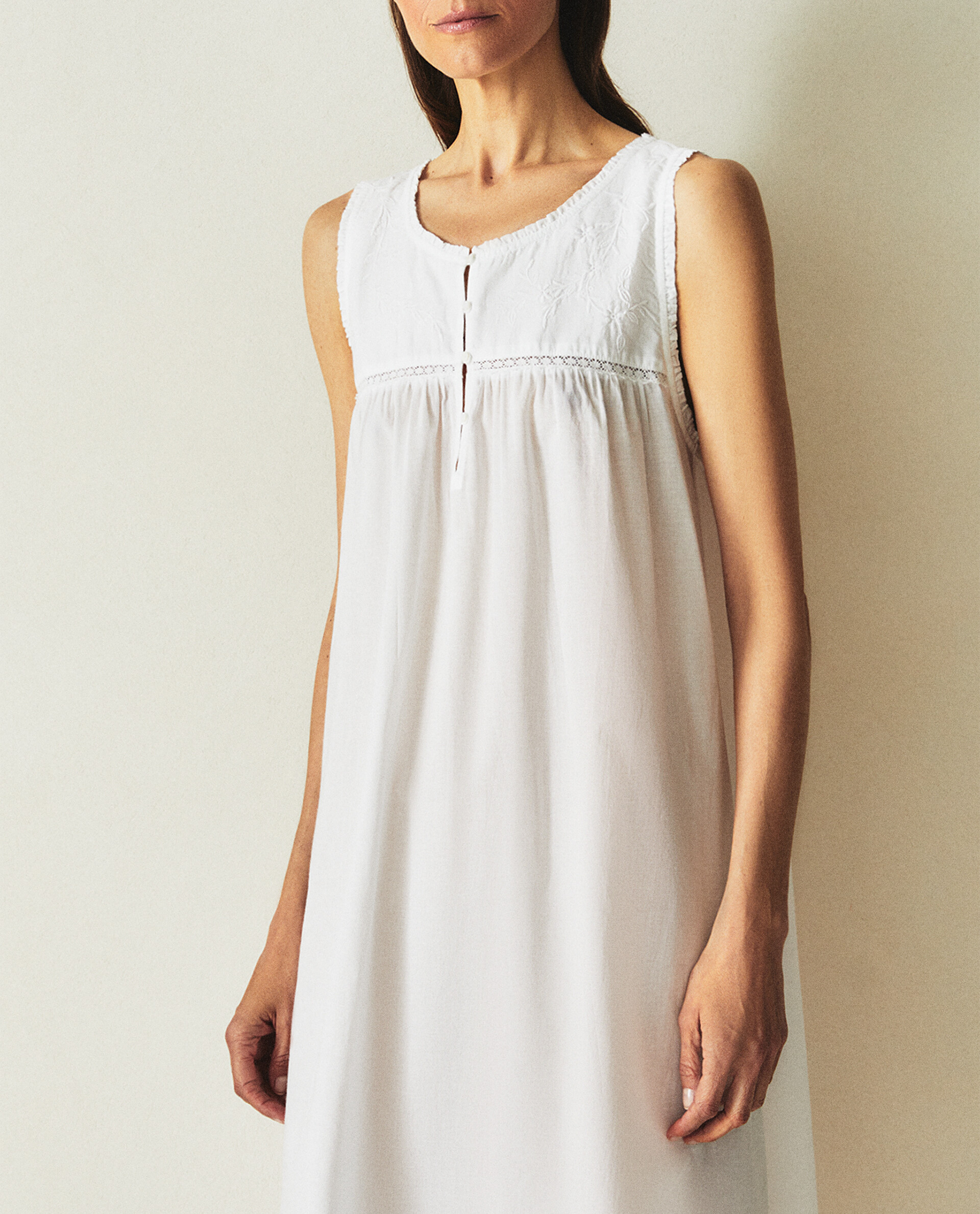 EMBROIDERED COTTON NIGHTDRESS Zara Home United Kingdom