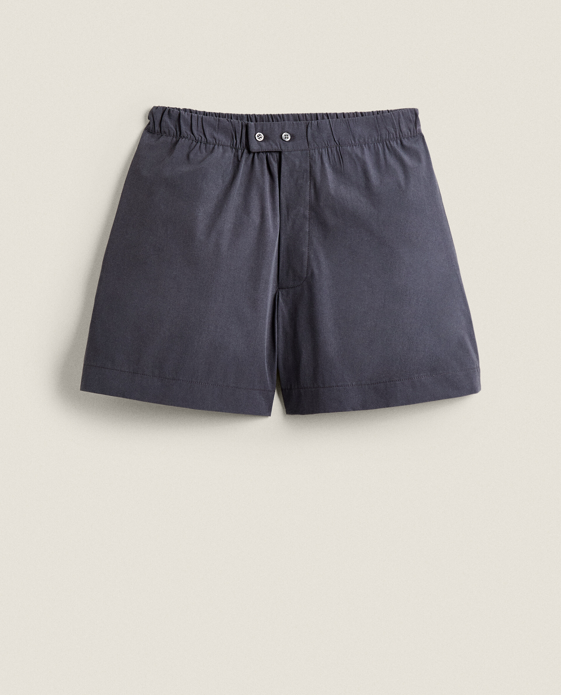 Gray cotton shorts on sale