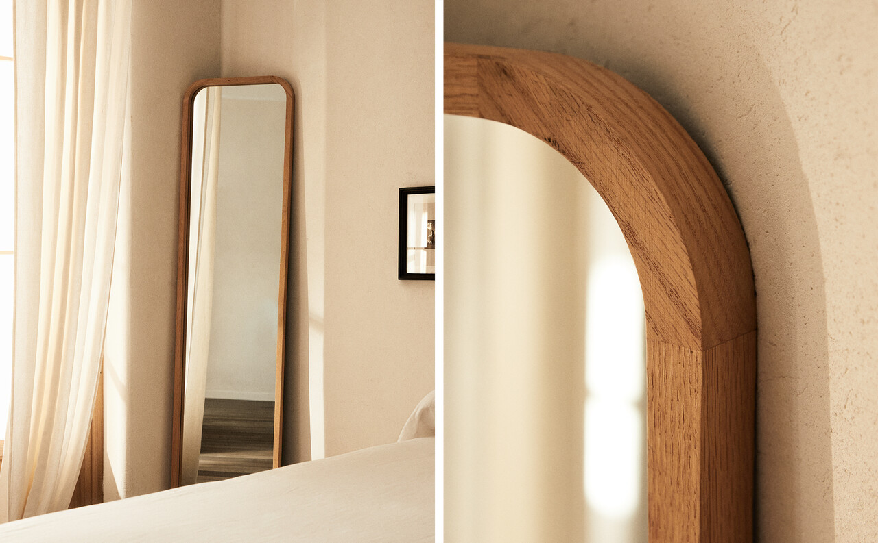 家の個性を引き立てる寝室のミラー | Zara Home New Collection