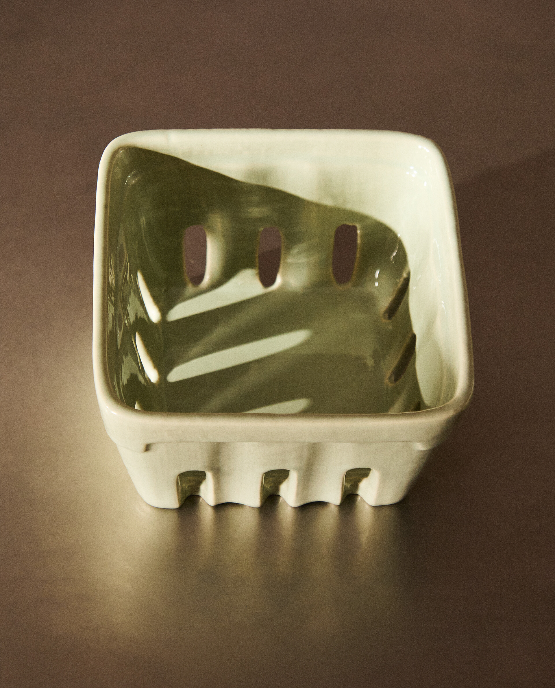 SMALL SQUARE CERAMIC BASKET - STORAGE - KITCHEN - NEW COLLECTION | Zara Home United States of America