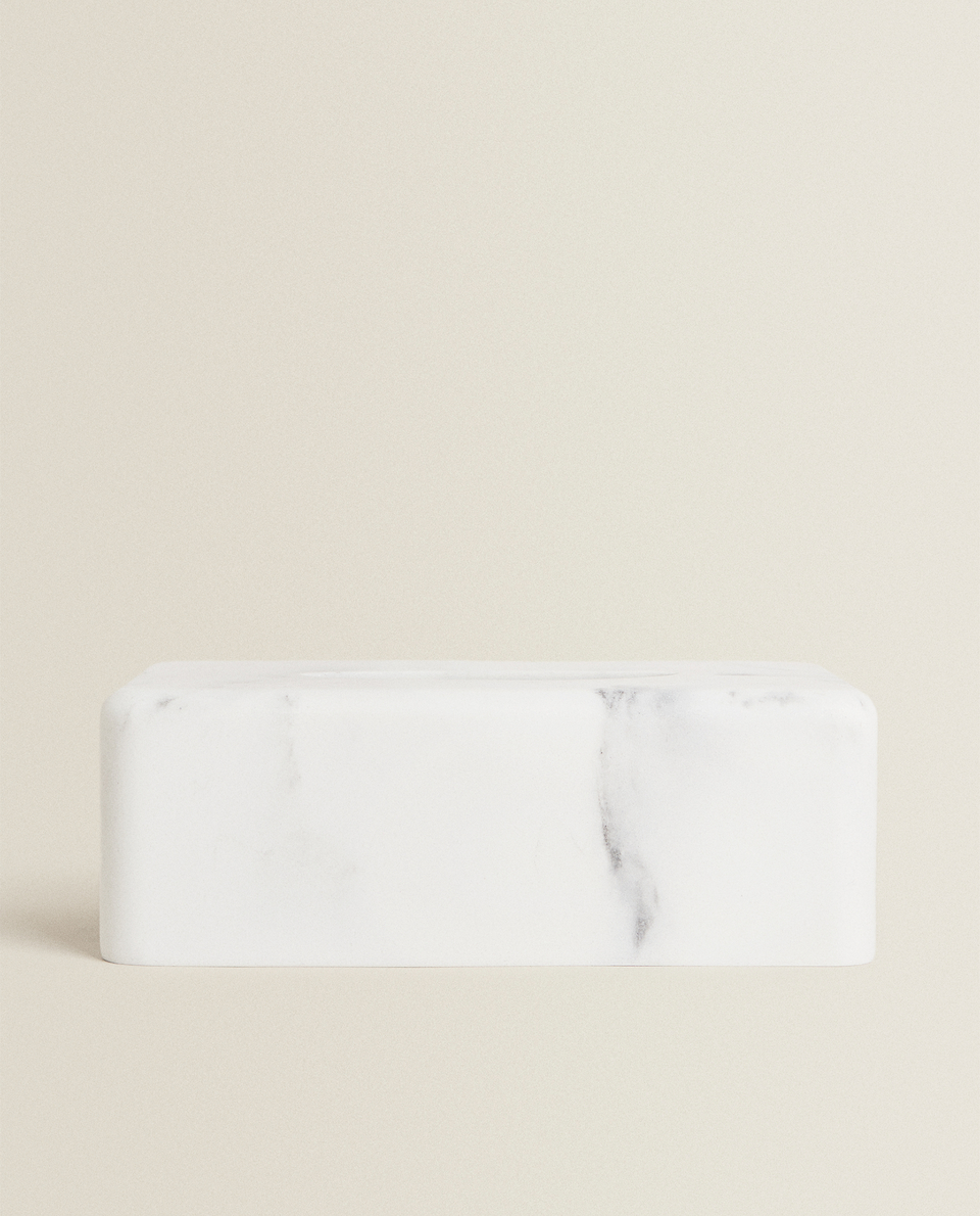 علبة مناديل من الراتنج تخزين مستحضرات التجميل حمام اكسسوارات