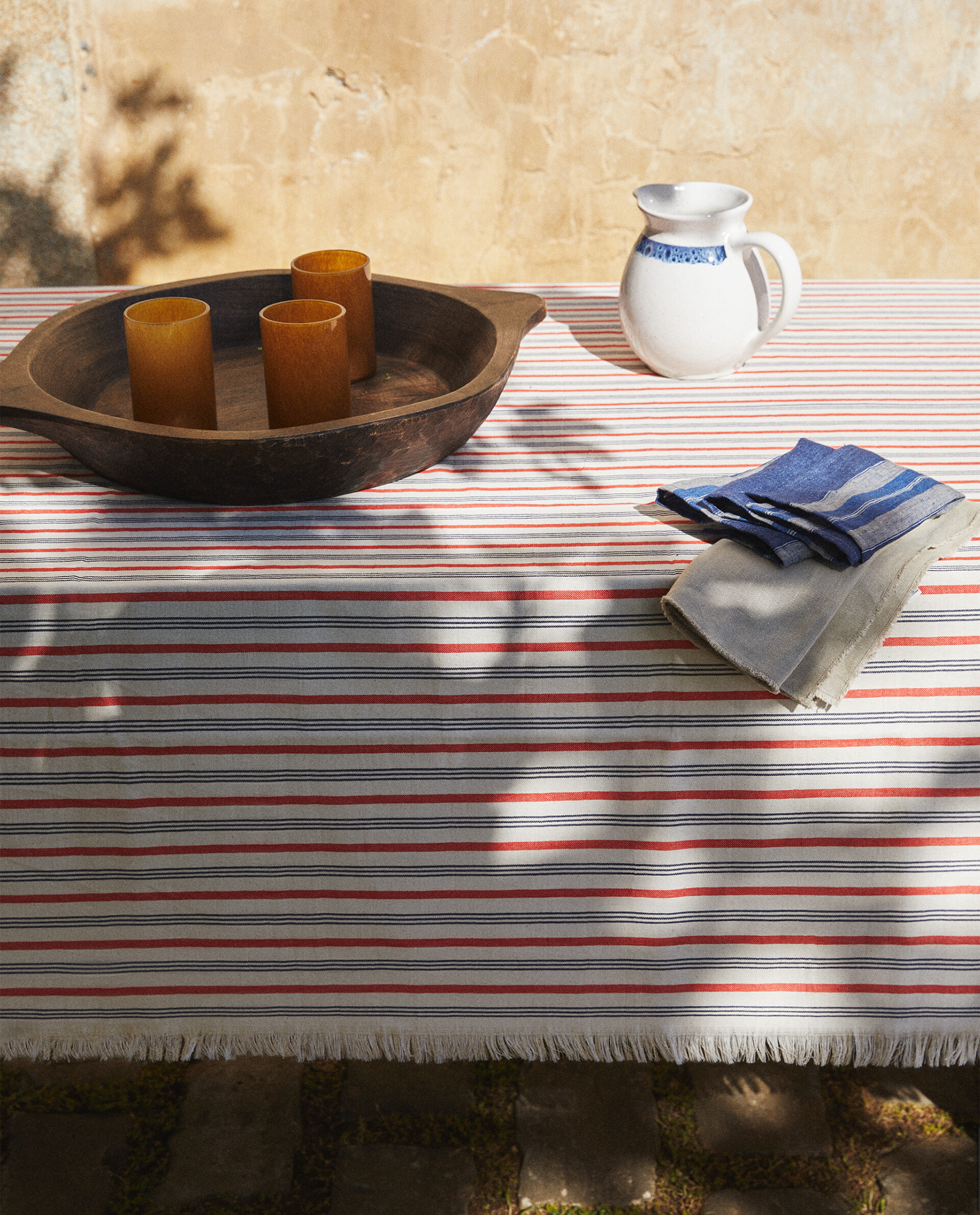 STRIPED COTTON JACQUARD TABLECLOTH Zara Home UAE ABU DHABI/AL AIN