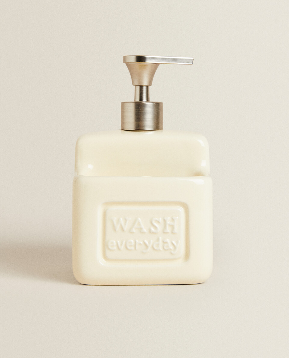 WASHINGUP LIQUID DISPENSER WITH CONTAINER Zara Home Worldwide