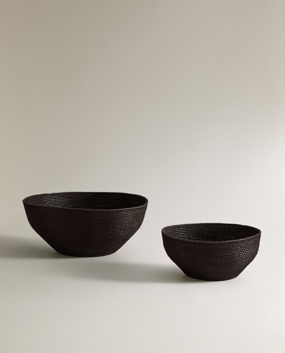 سلة جلد مستديرة Zara Home Lebanon