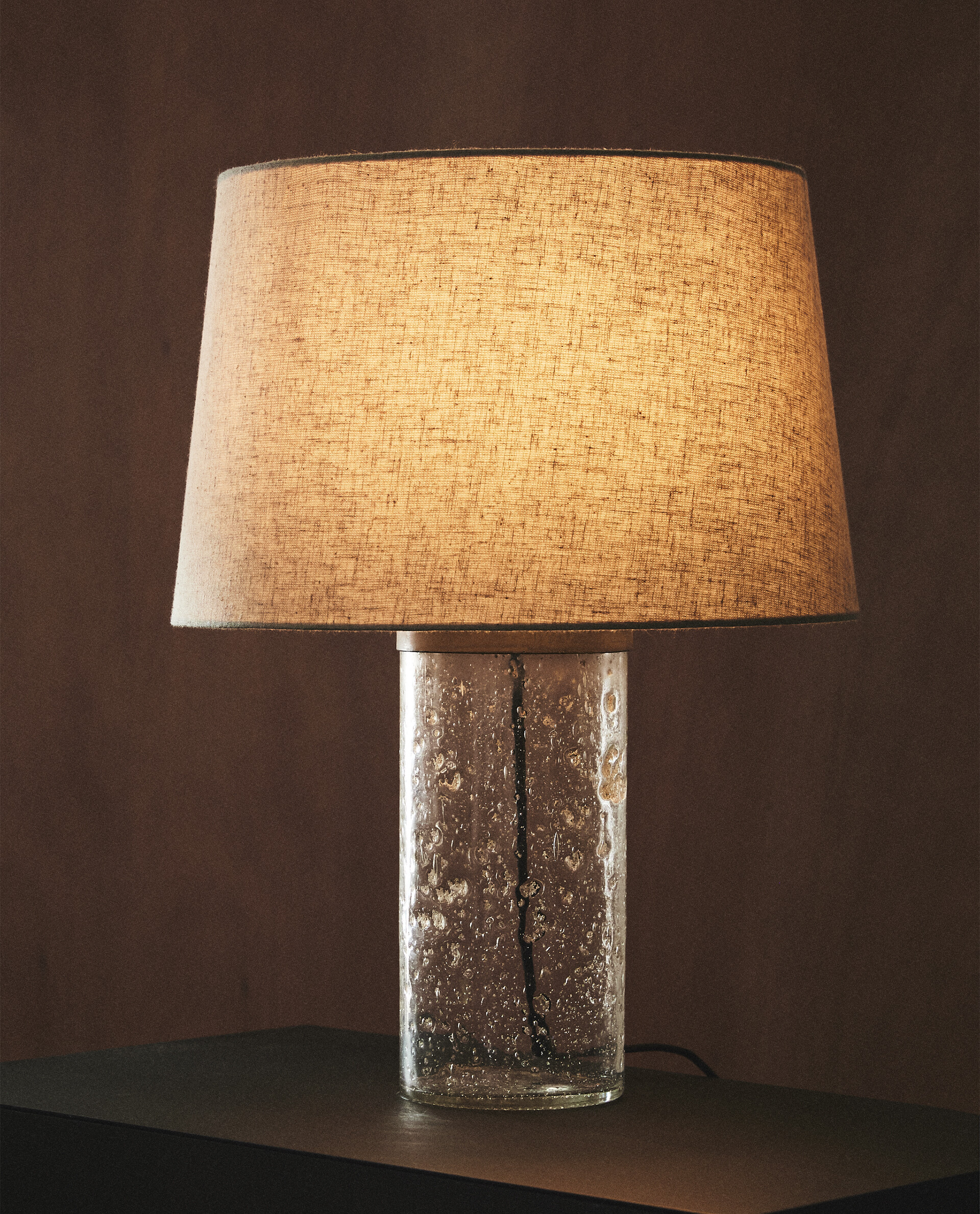 TABLE LAMP WITH GLASS BASE Zara Home Per??
