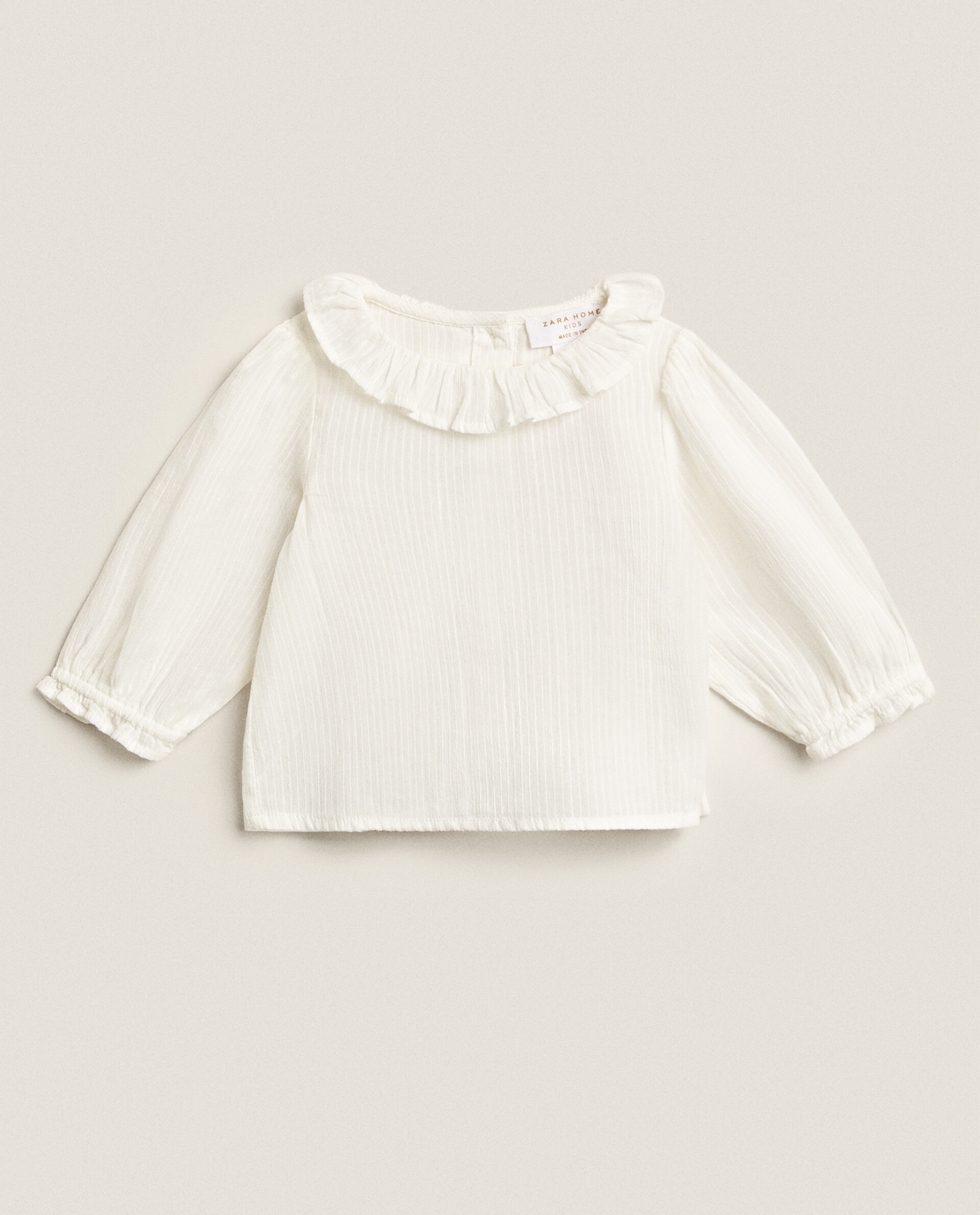 Baby ruffle shirt on sale