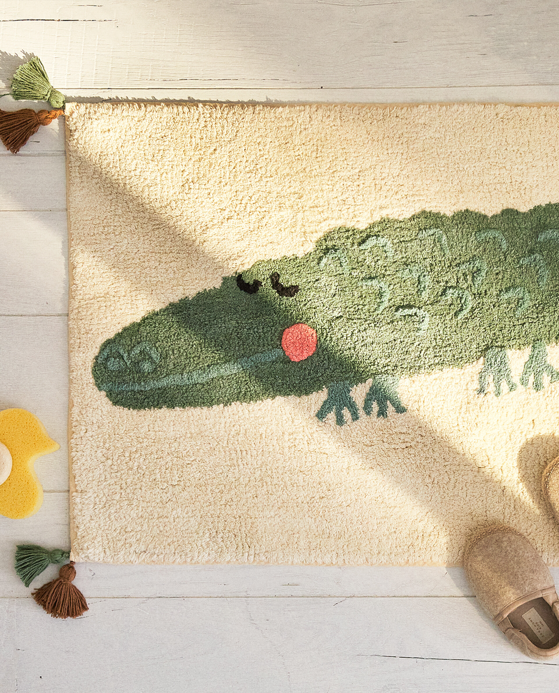 CHILDREN’S CROCODILE BATH MAT Zara Home UAE ABU DHABI/AL AIN/RAS AL