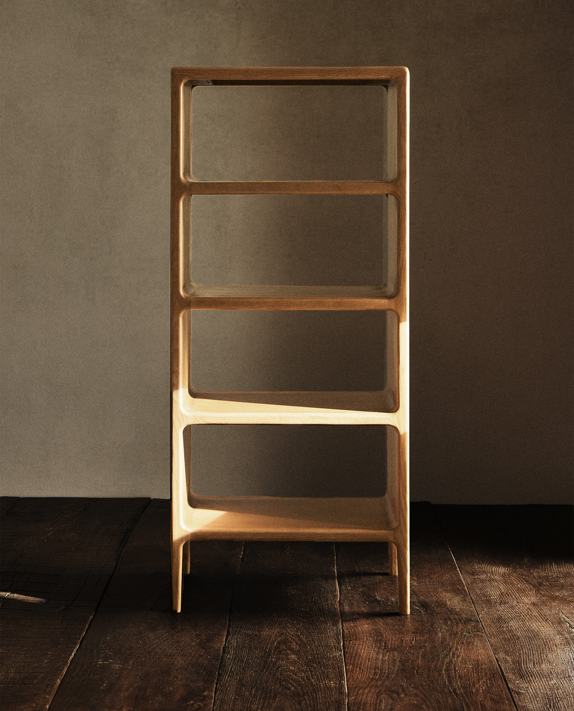 HIGH HONEY OAK BOOKCASE Zara Home United Kingdom