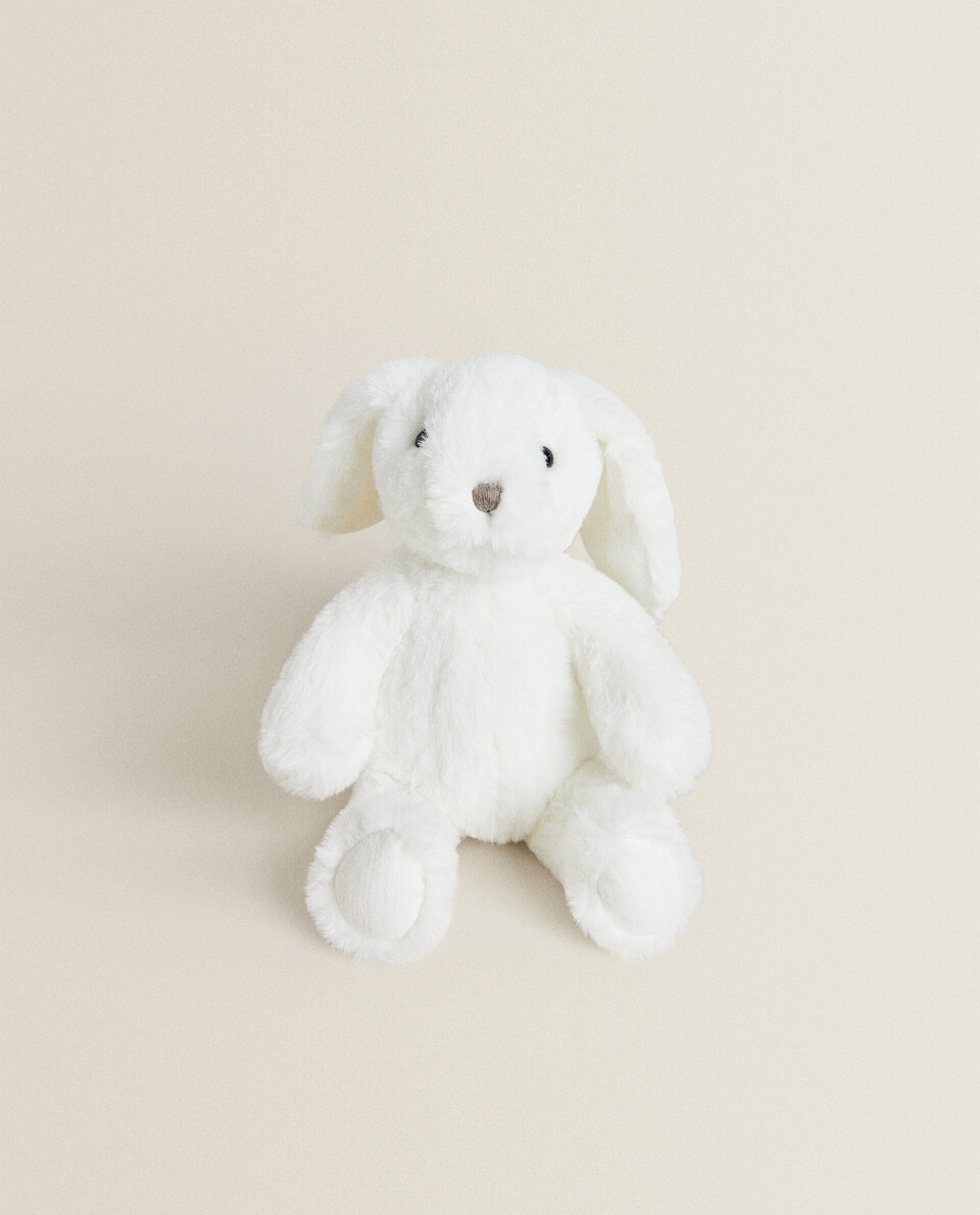 Peluche Heunec Cigüeña - Color Blanco/Rojo, 40 Cm De Altura, Relleno Suave, Ideal Para Regalo