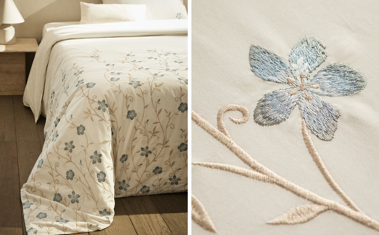 Ensemble housse de couette floral 100 % coton Ensemble de - Canada