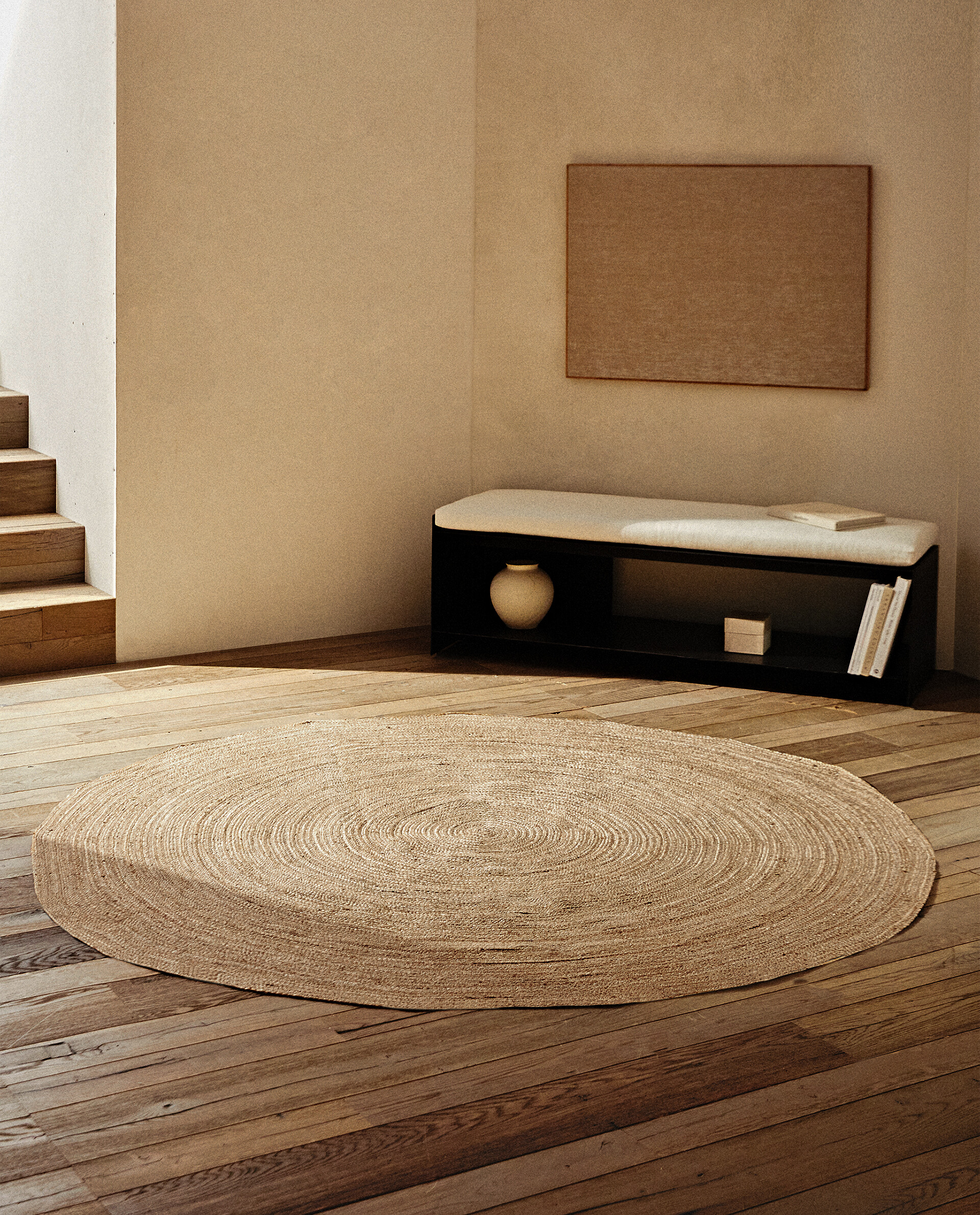 ROUND JUTE RUG Zara Home UAE ABU DHABI/AL AIN/RAS ALKHAIMAH‎