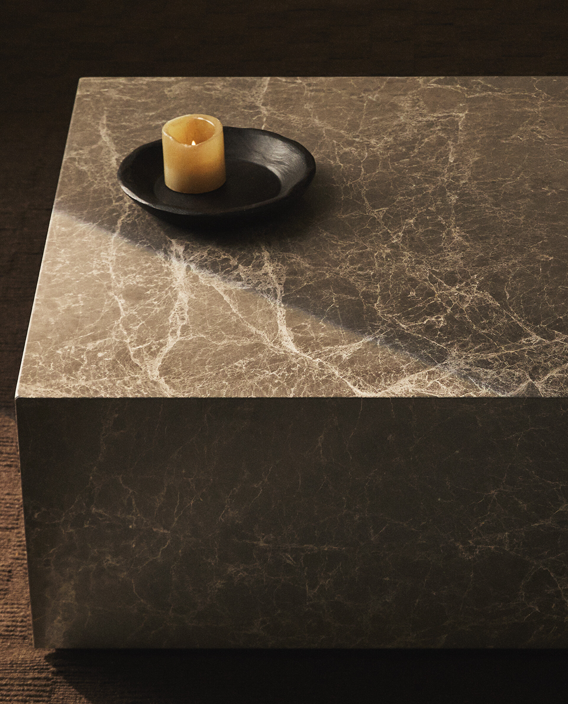 MARBLE COFFEE TABLE WITH WHEELS Zara Home Romania