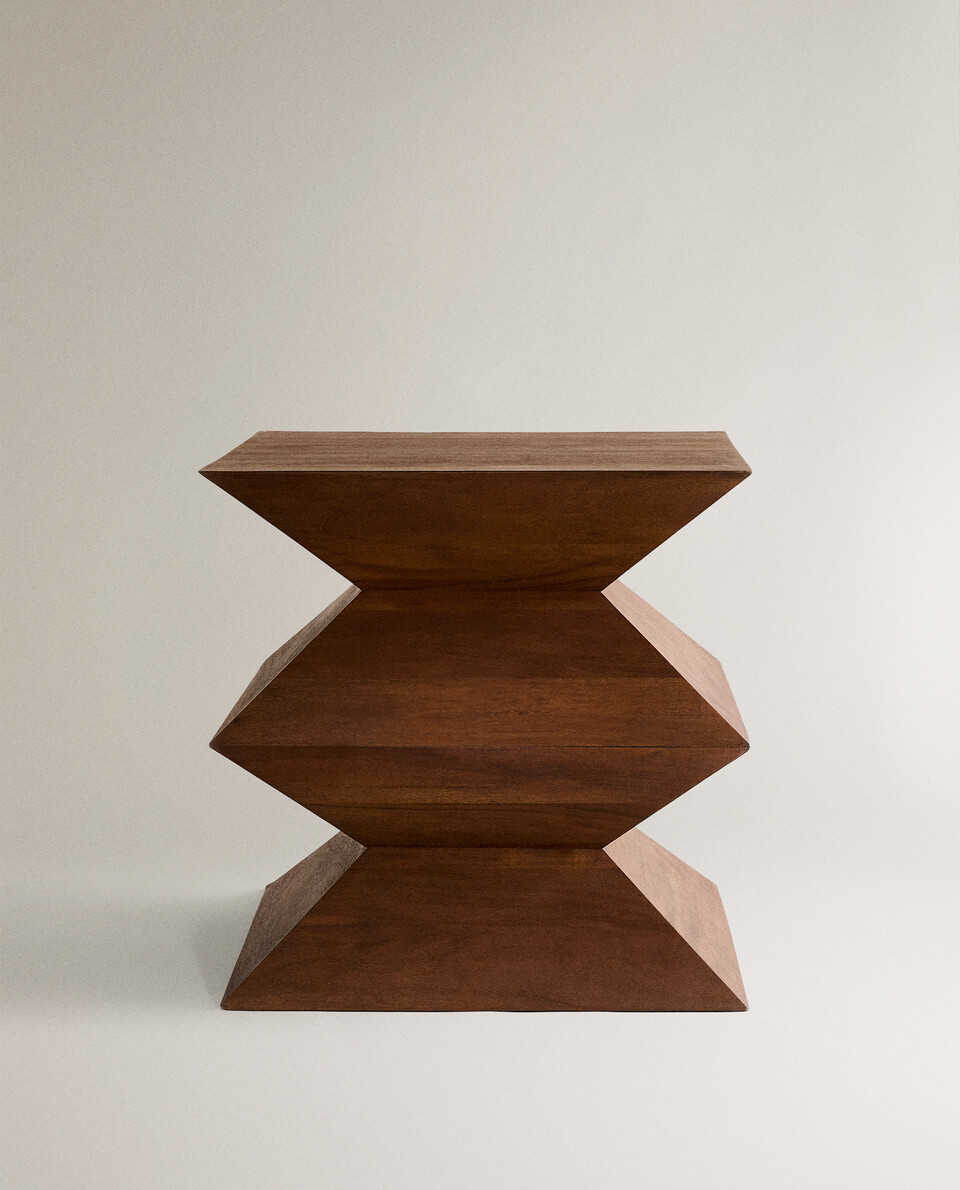 TABLE D’APPOINT BOIS ACACIA NANUSHKA | Zara Home France