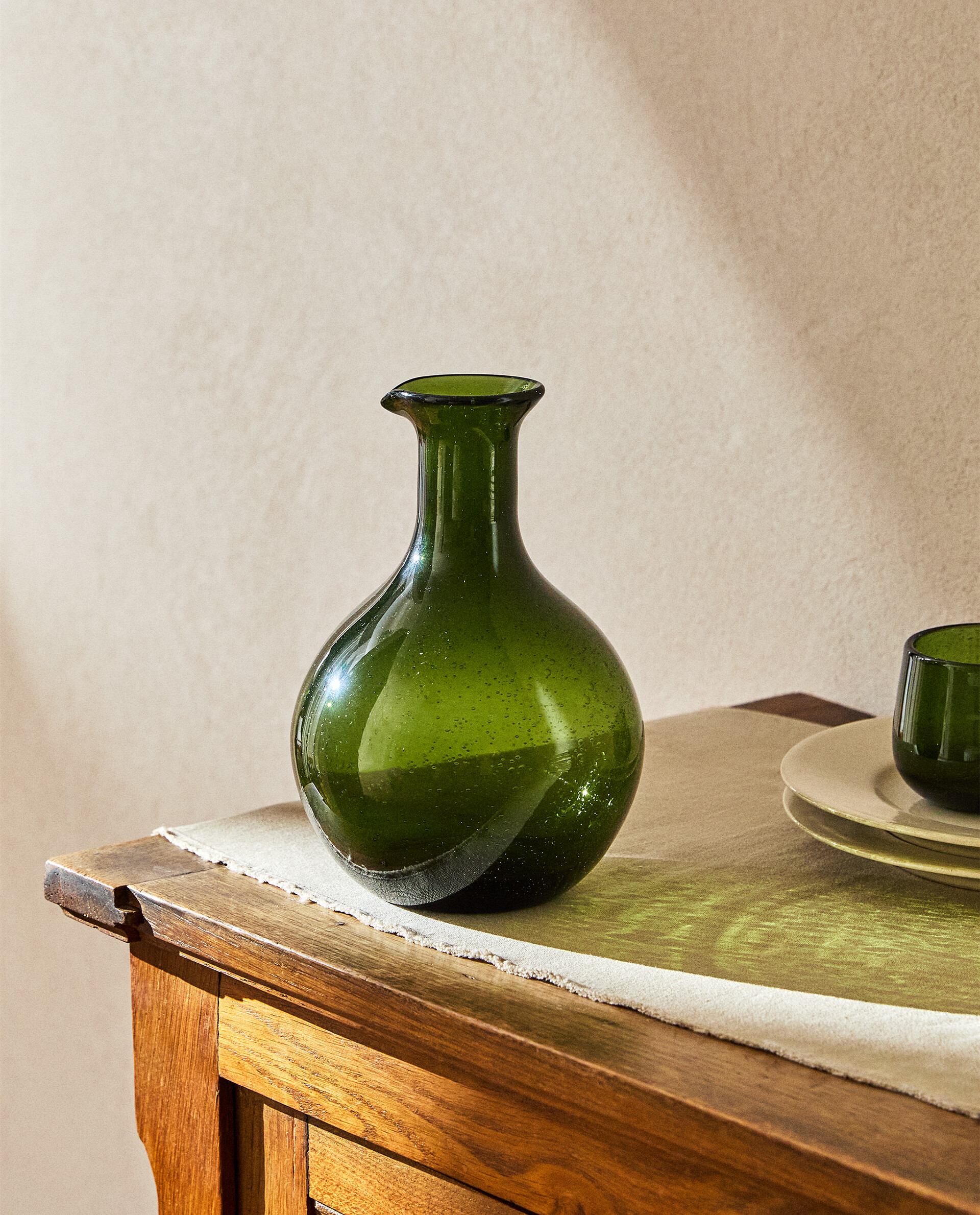 BUBBLEEFFECT GLASS BOTTLE Zara Home Türkiye / Turkey