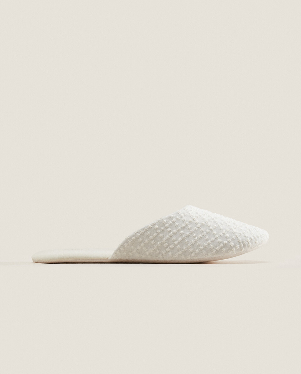 Pantofole sposa top zara