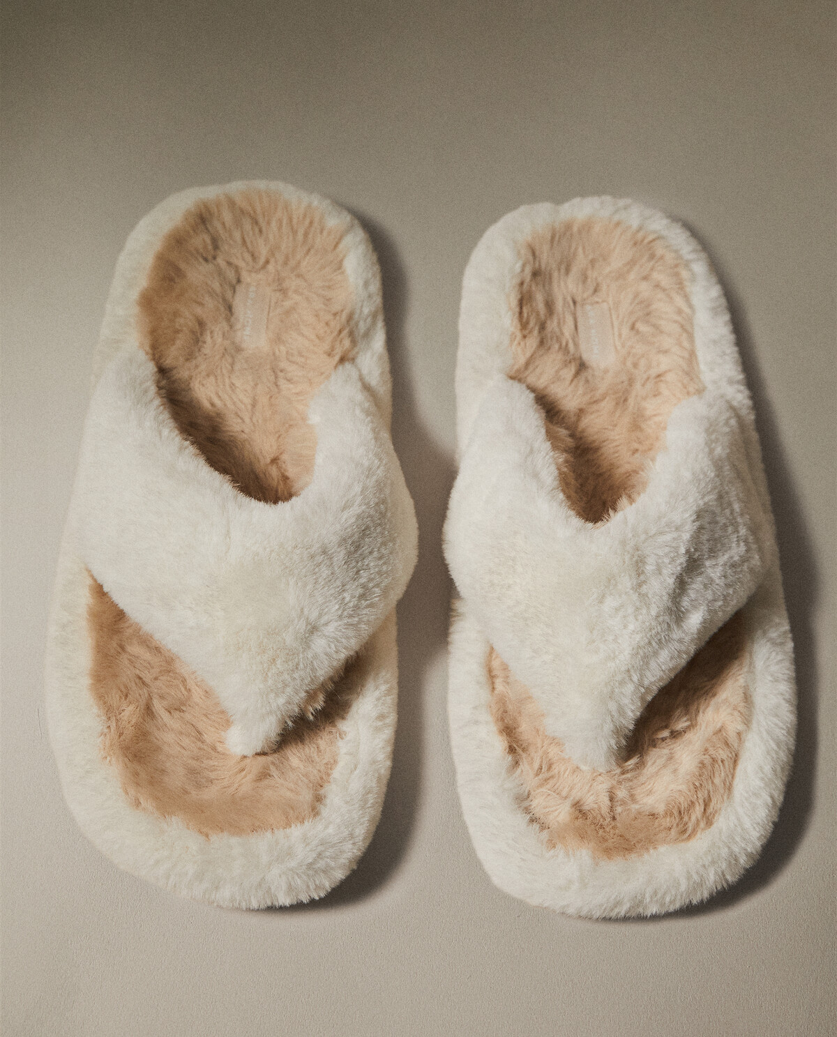 Fake sheepskin slippers discount