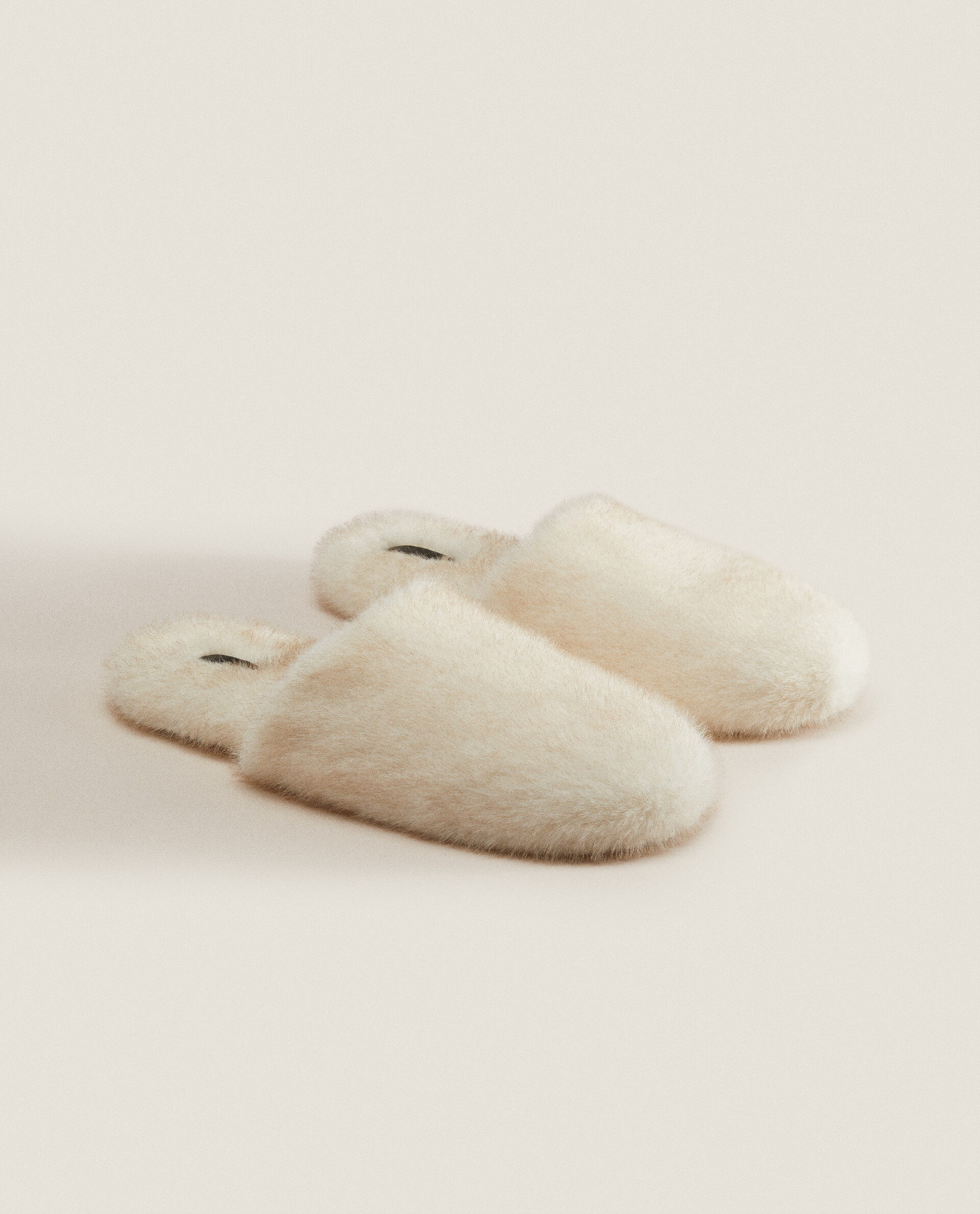 Zara home fuzzy store slippers