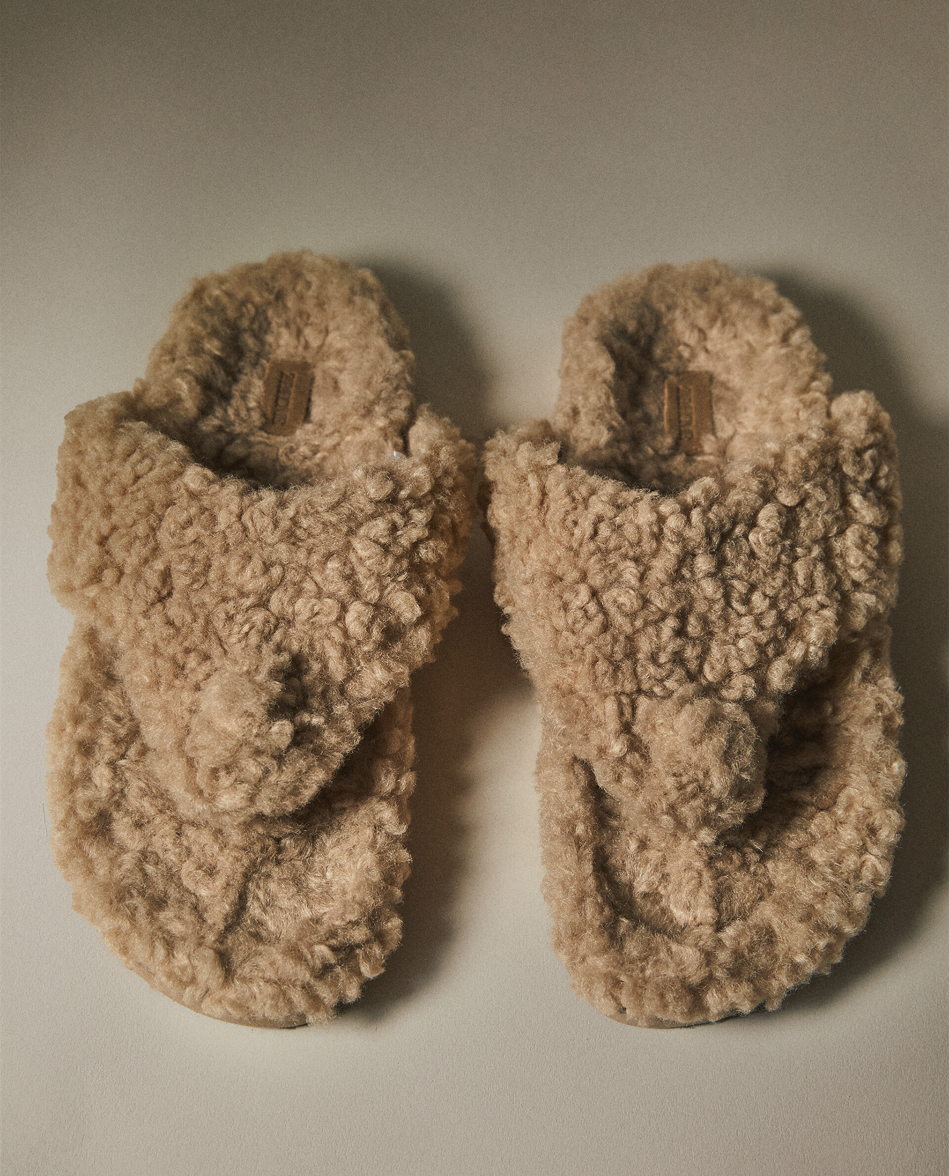 Sandalen mit kunstfell clearance