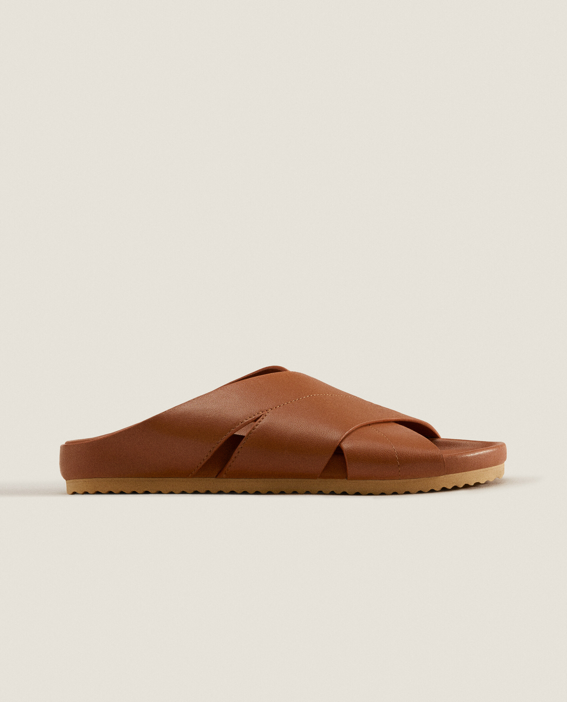 CRISS CROSS STRAP LEATHER SANDALS Zara Home SRBIJA SERBIA
