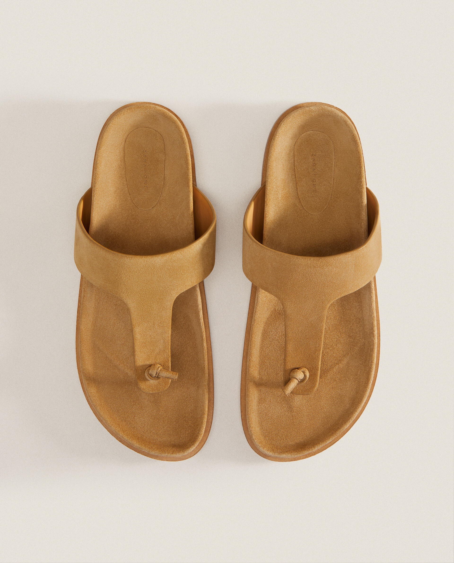 SPLIT SUEDE LEATHER SANDALS Zara Home esk republika