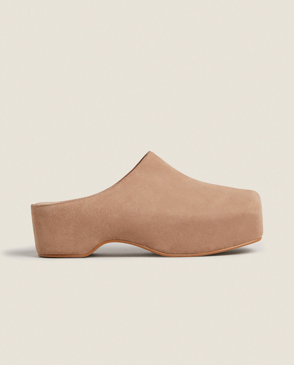 LEATHER MULE CLOG SLIPPERS Zara Home United Kingdom