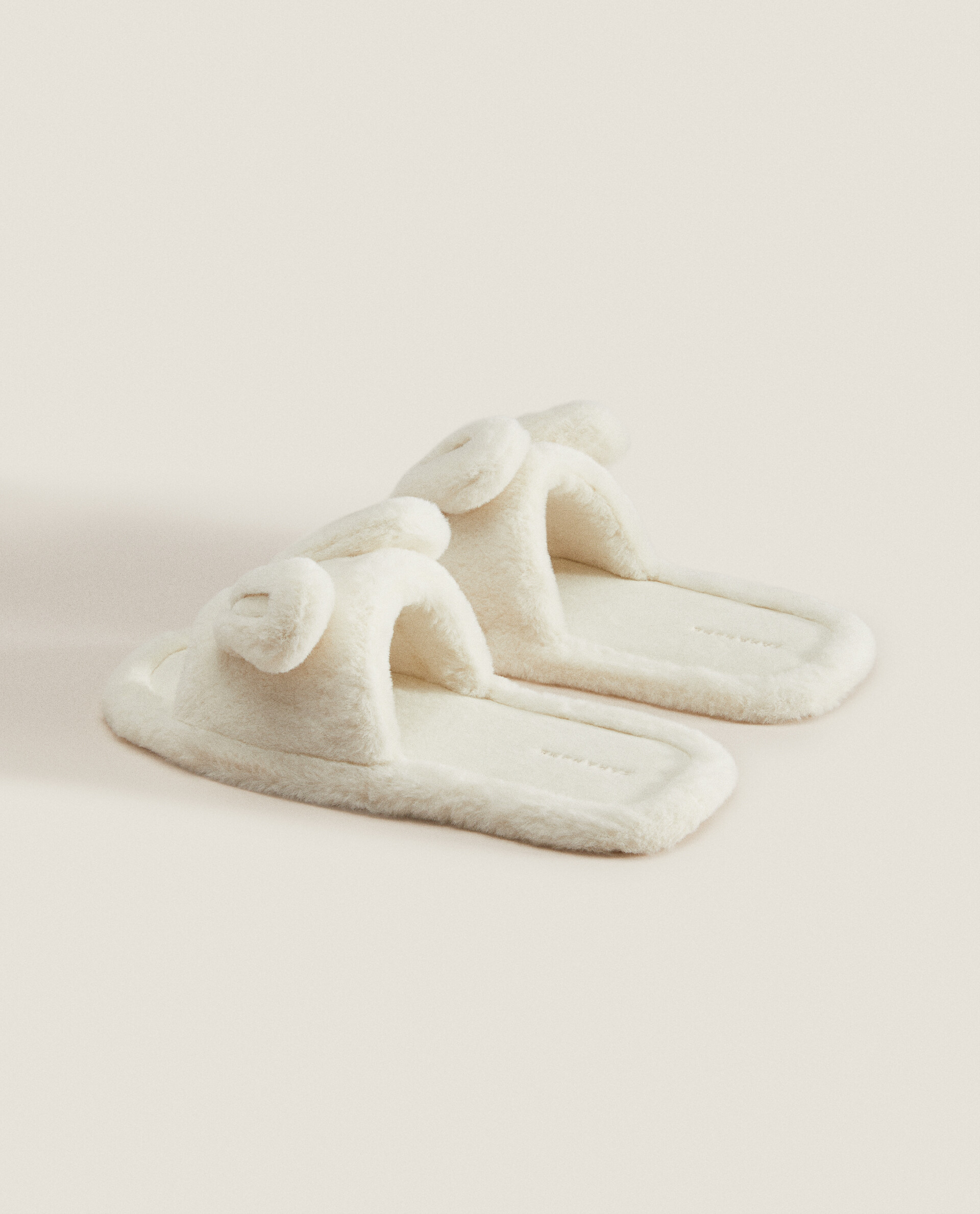 Zara home fluffy discount slippers