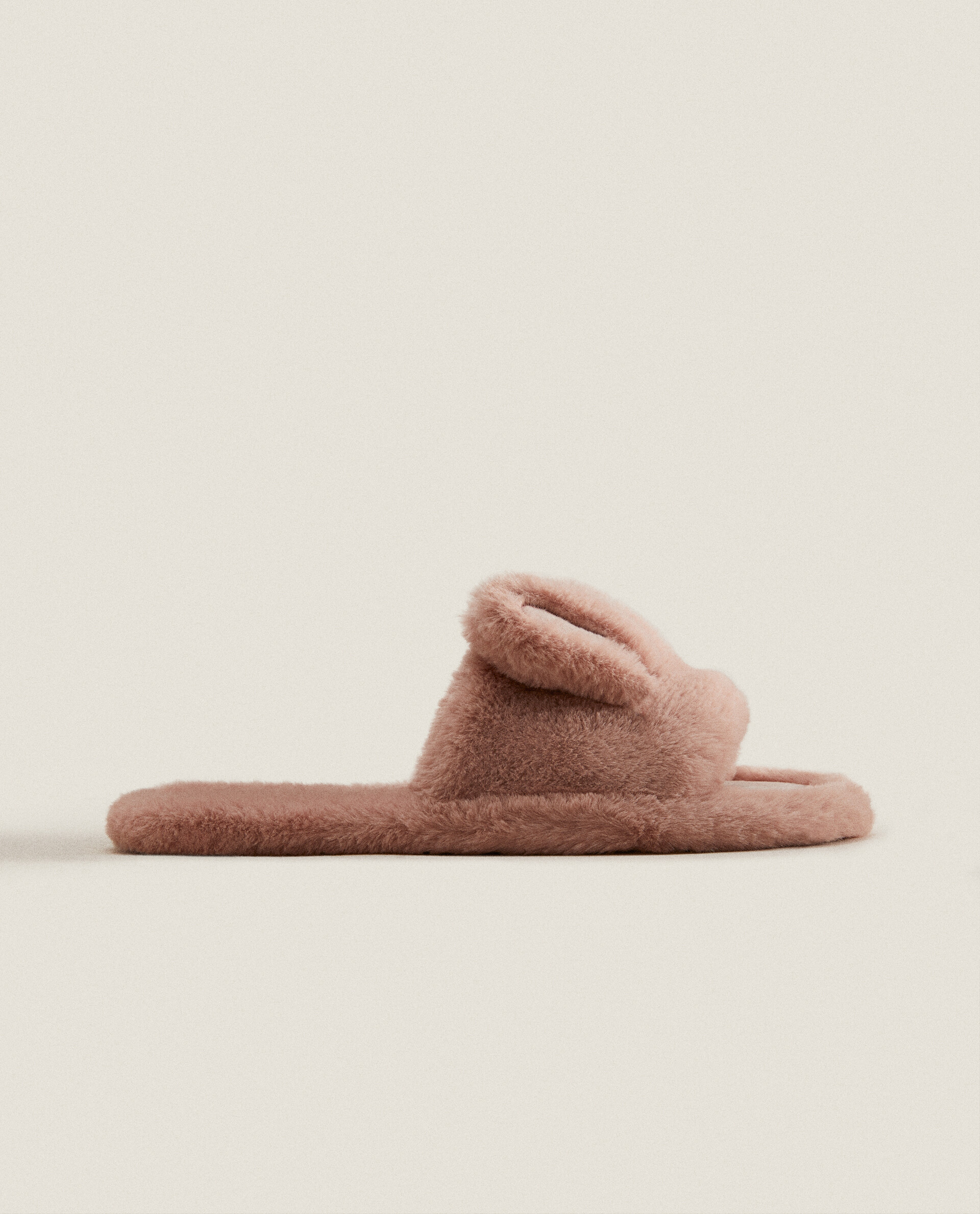 Zara home shop fuzzy slippers