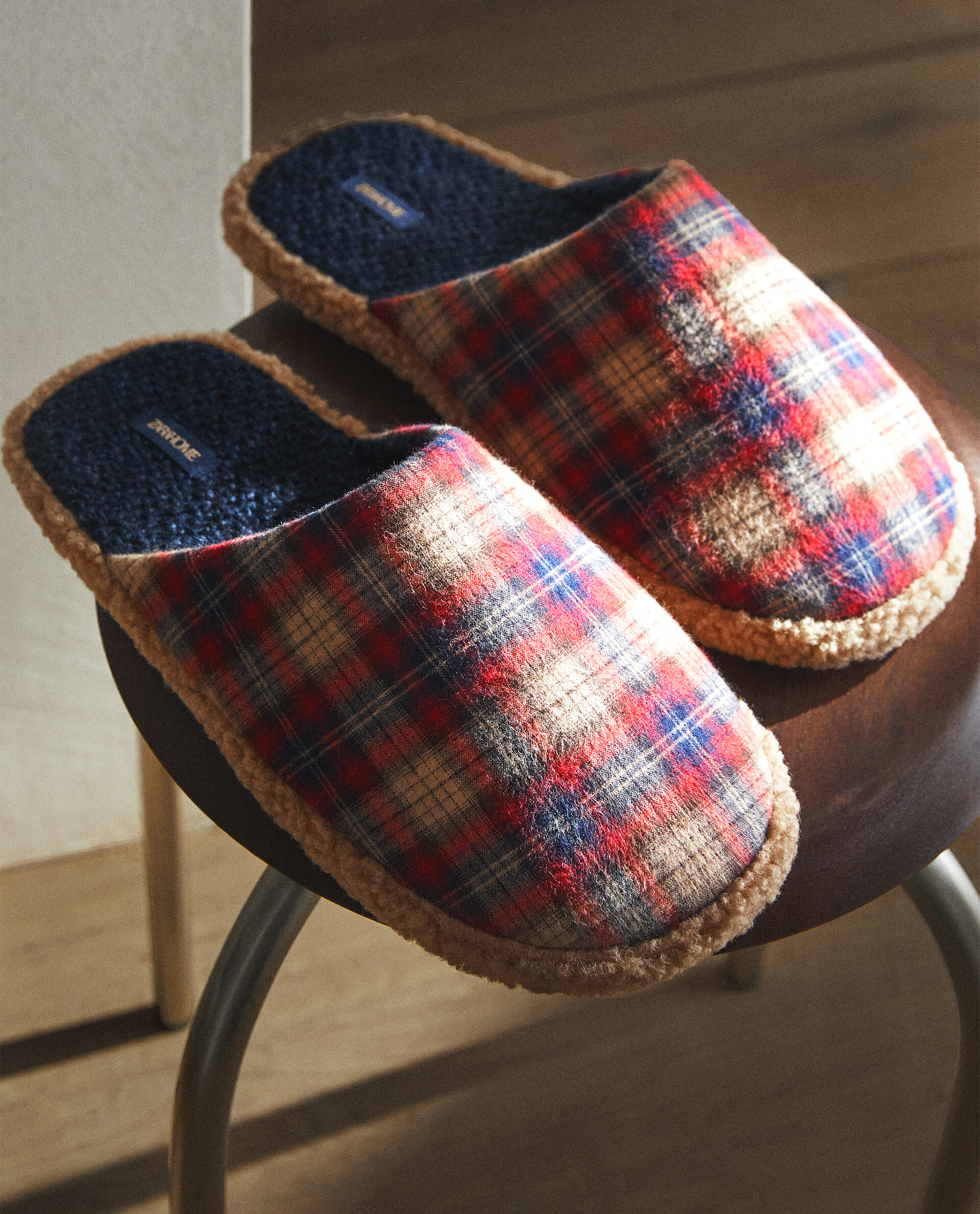 Tartan slippers clearance