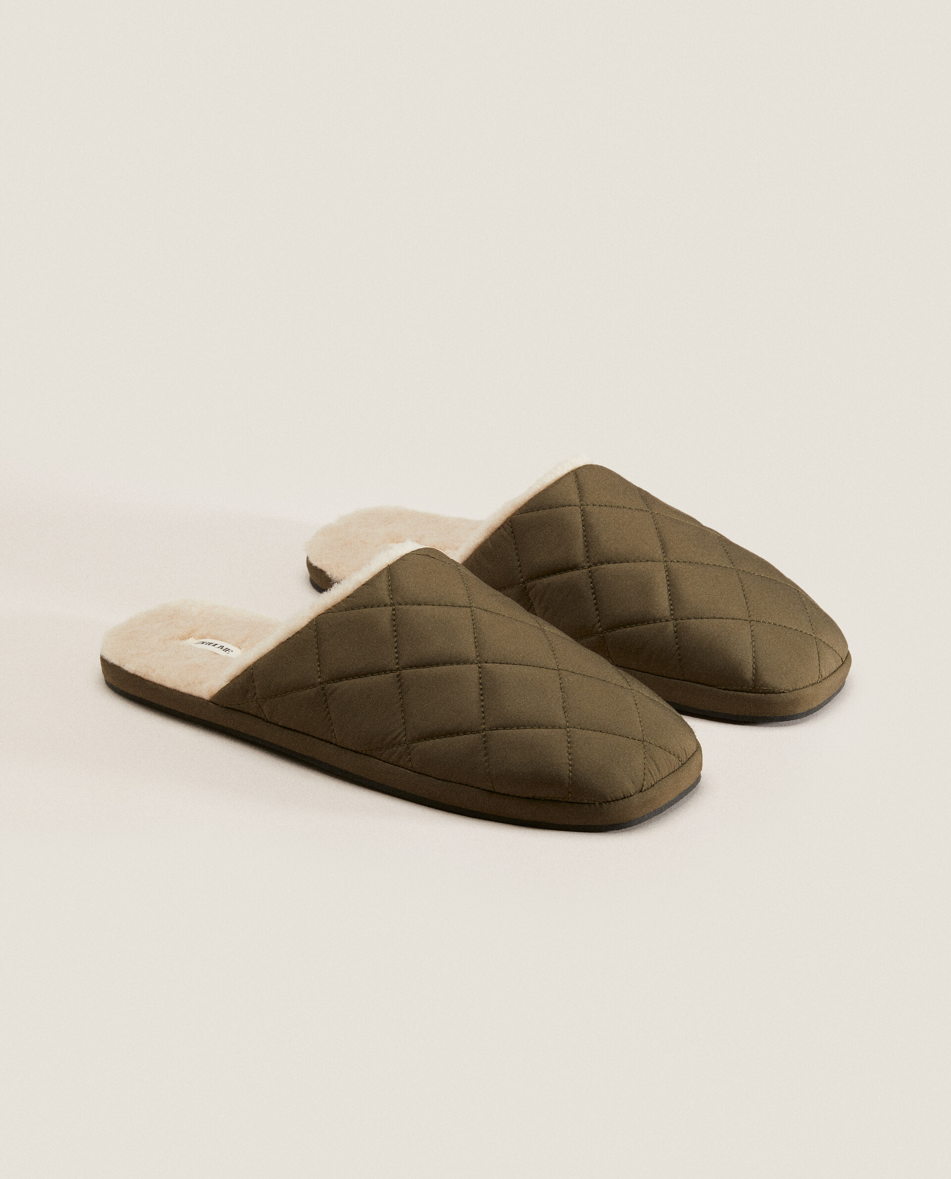 Fabric slippers clearance