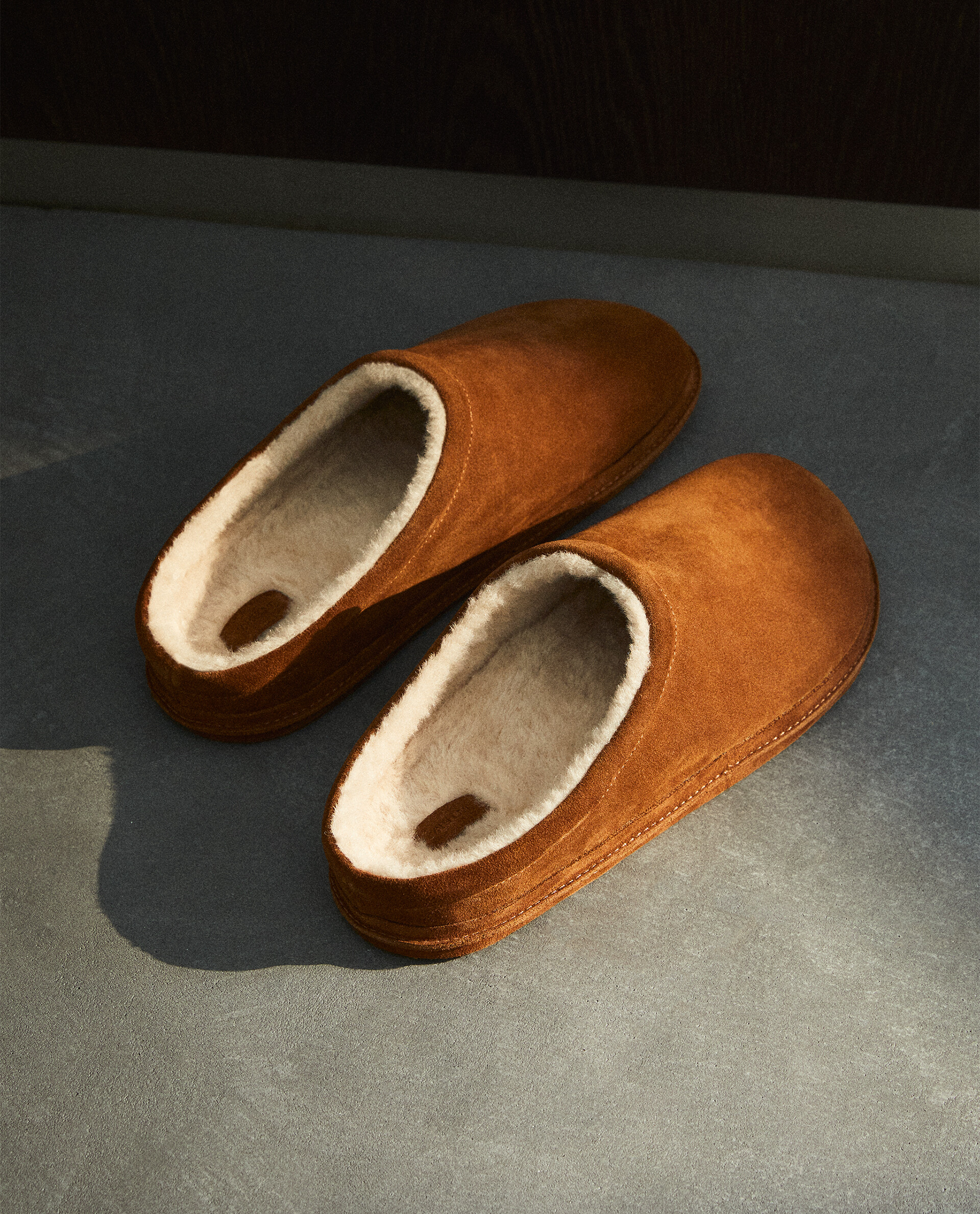 Fur lined sale mules zara