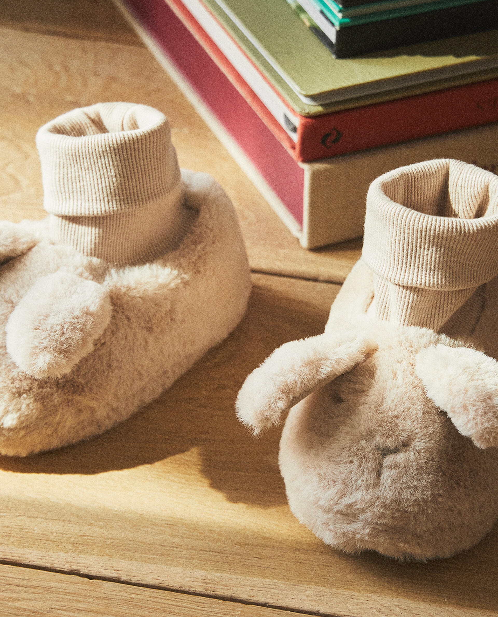 Zara home fuzzy store slippers