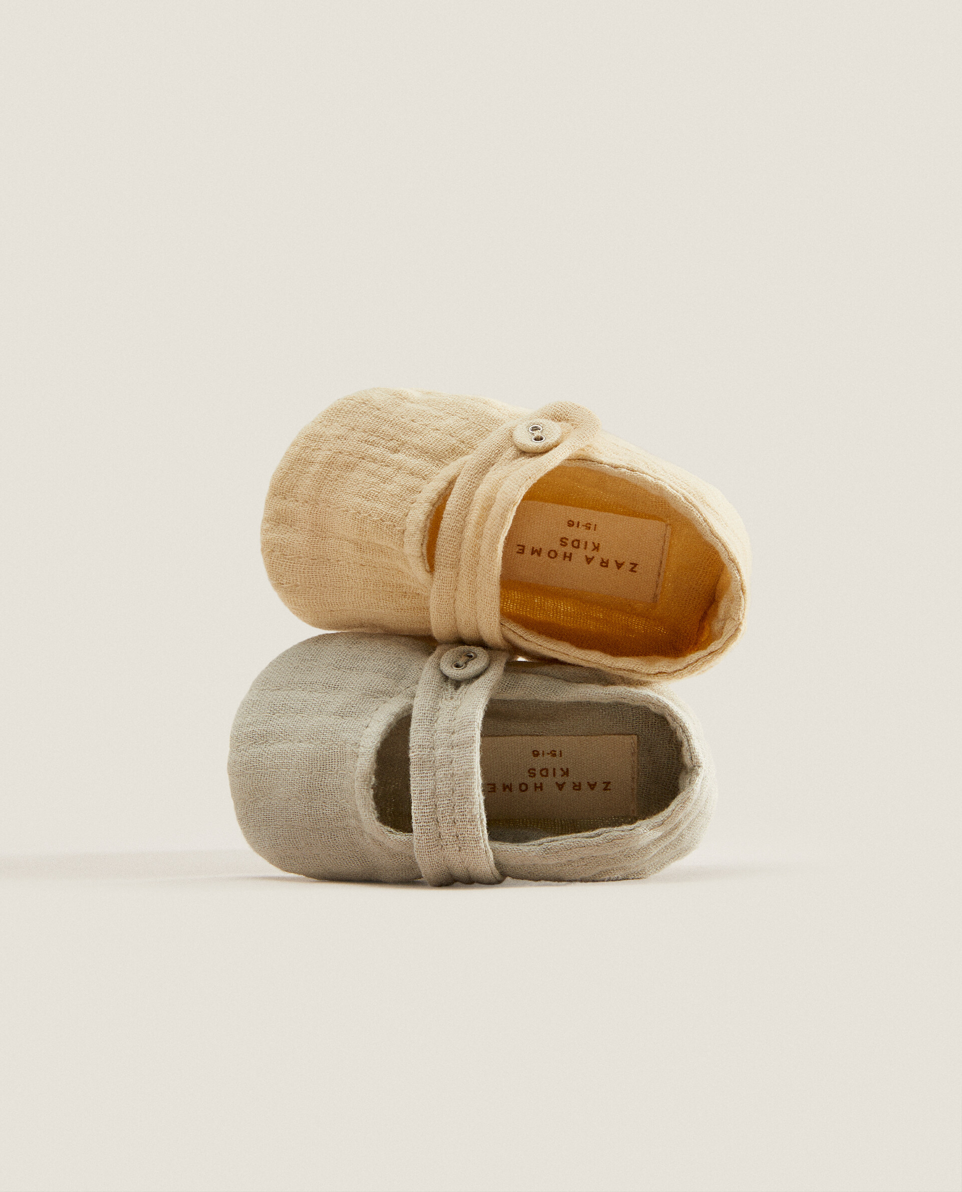 CHAUSSONS B B COTON BOUTON
