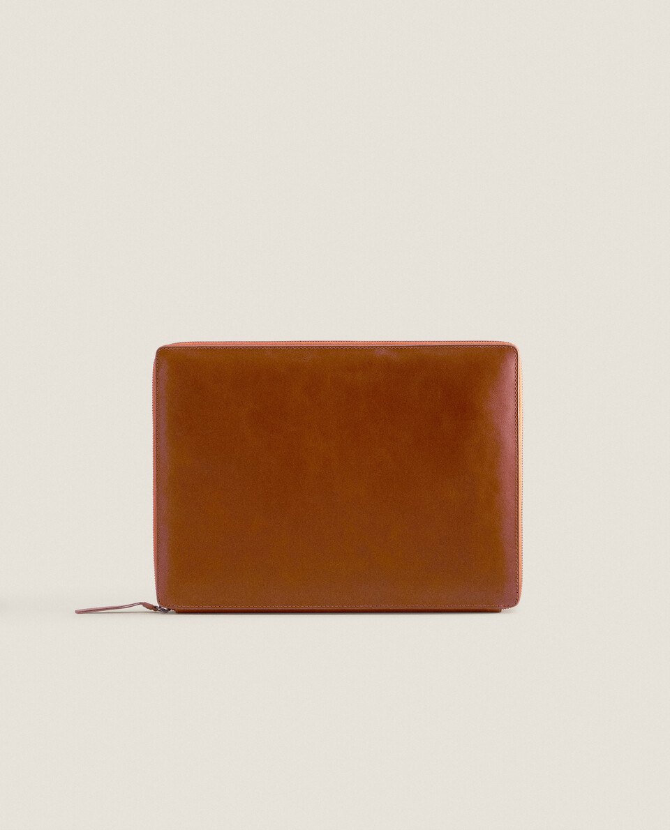 CHILDREN’S LEATHER FOLDER FOR LAPTOP AND DOCUMENTS