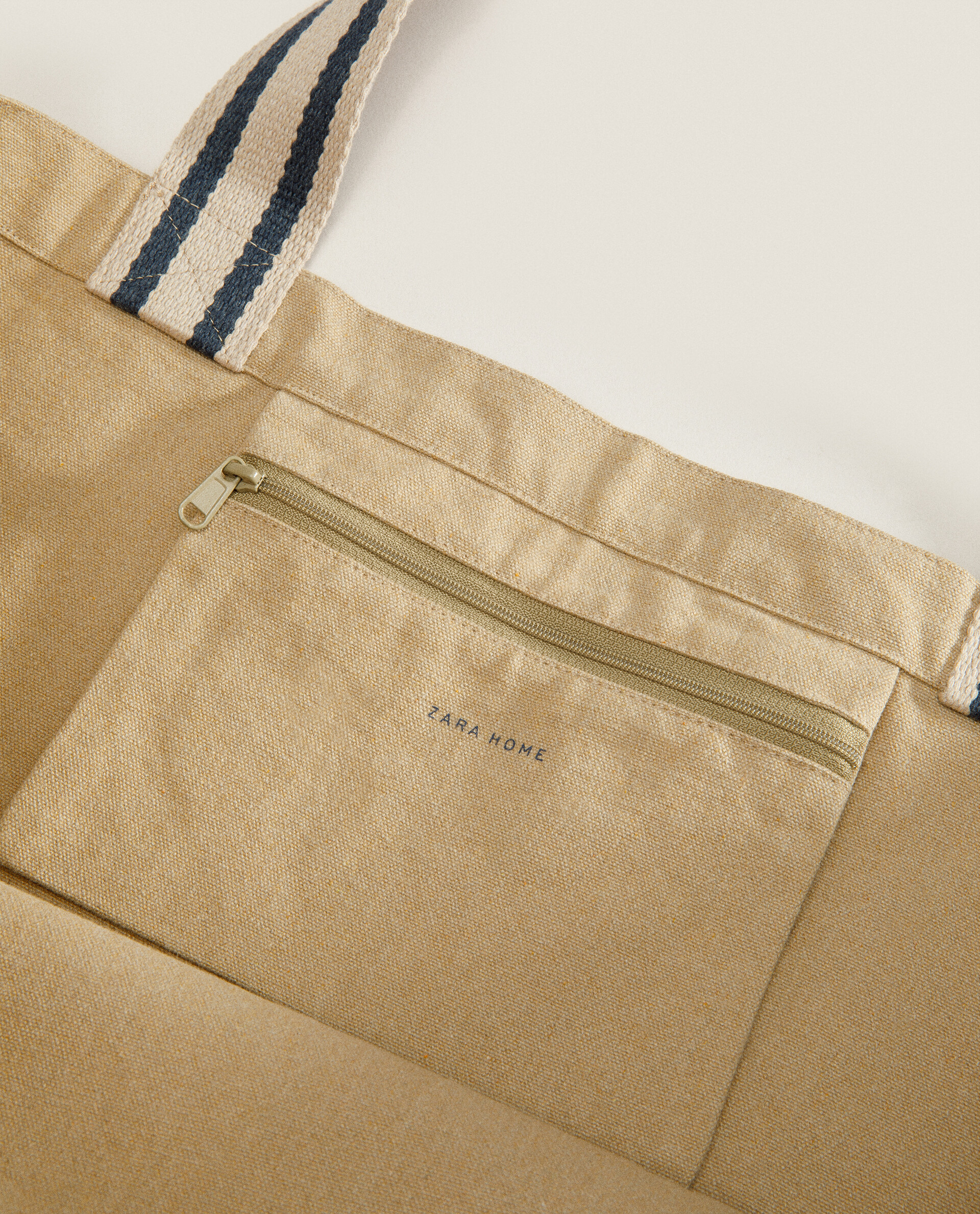 Fabric tote bag zara 2025
