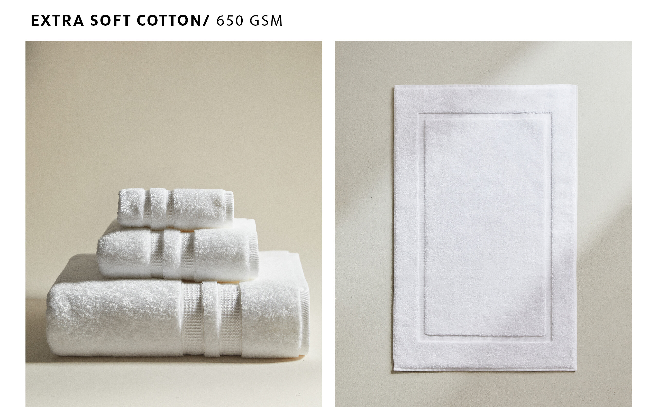(600 GXM²) SOFT COTTON TERRYCLOTH