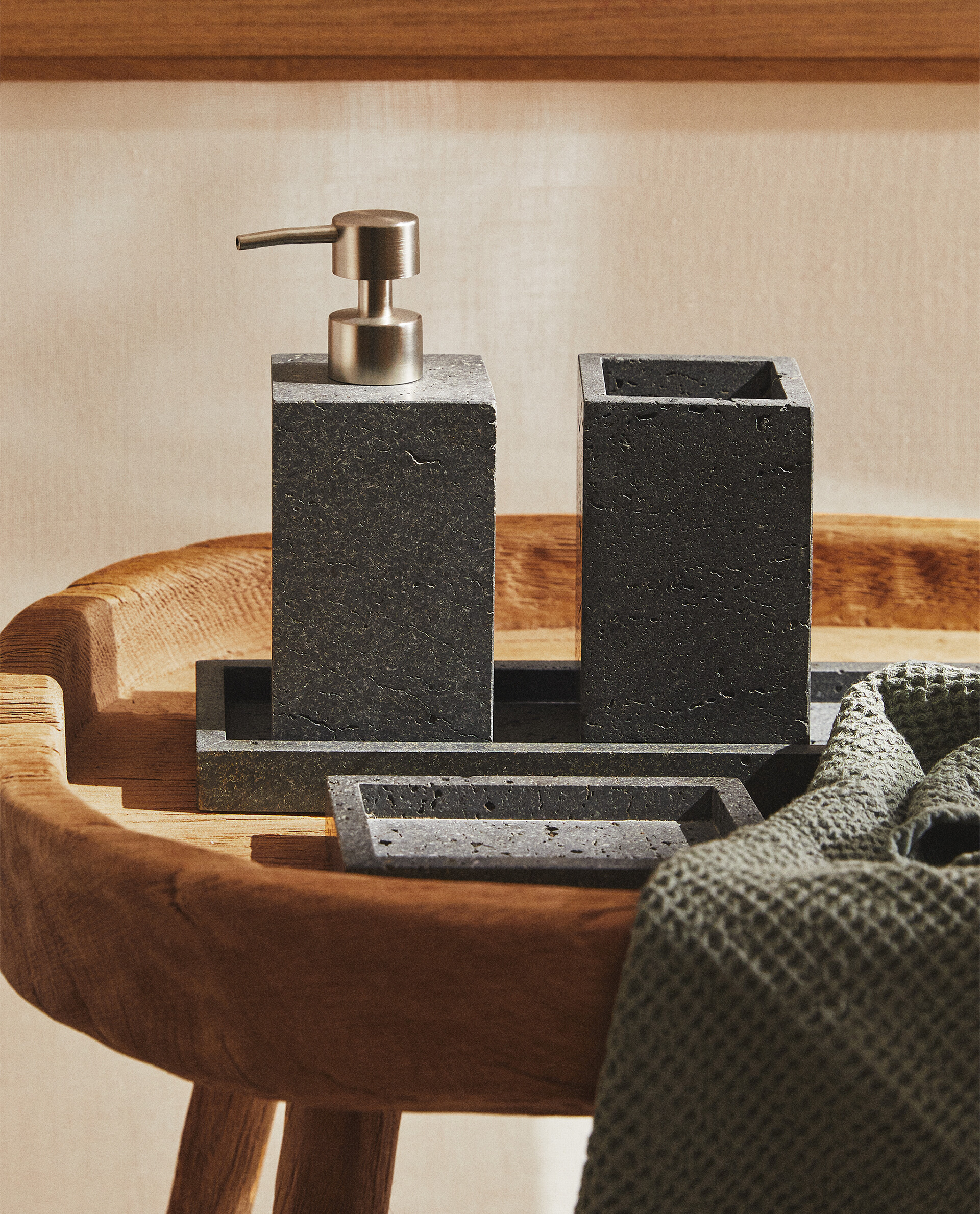 GRAY MARBLE BATHROOM SET | Zara Home United States of America