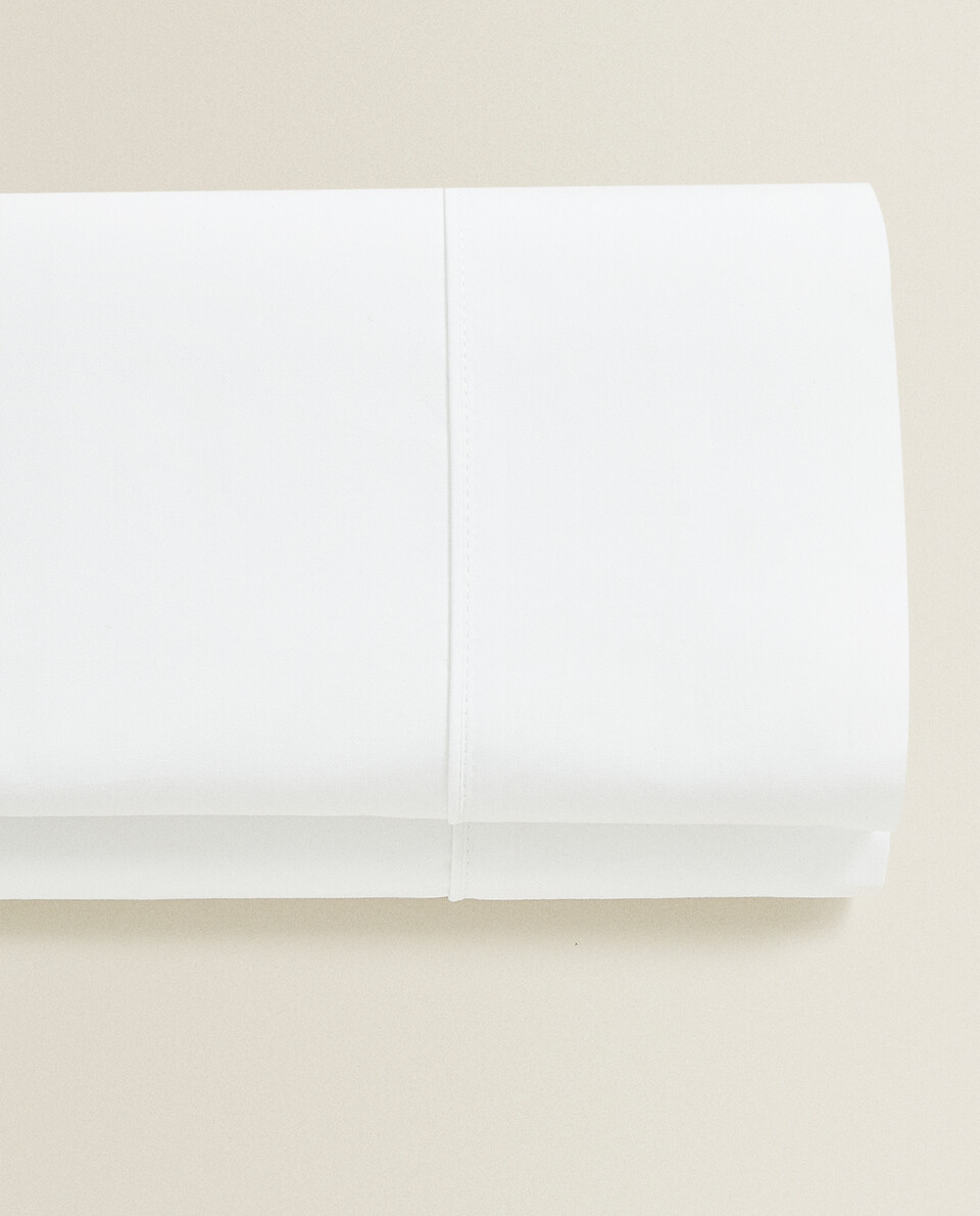 (300 THREAD COUNT) COTTON PERCALE FLAT SHEET