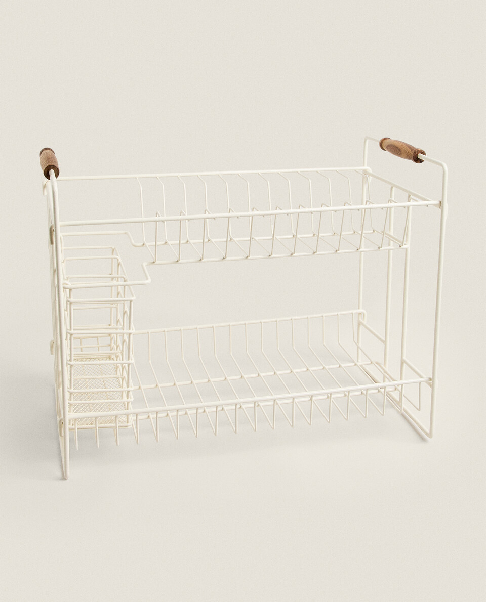 LACQUERED METAL DISH RACK