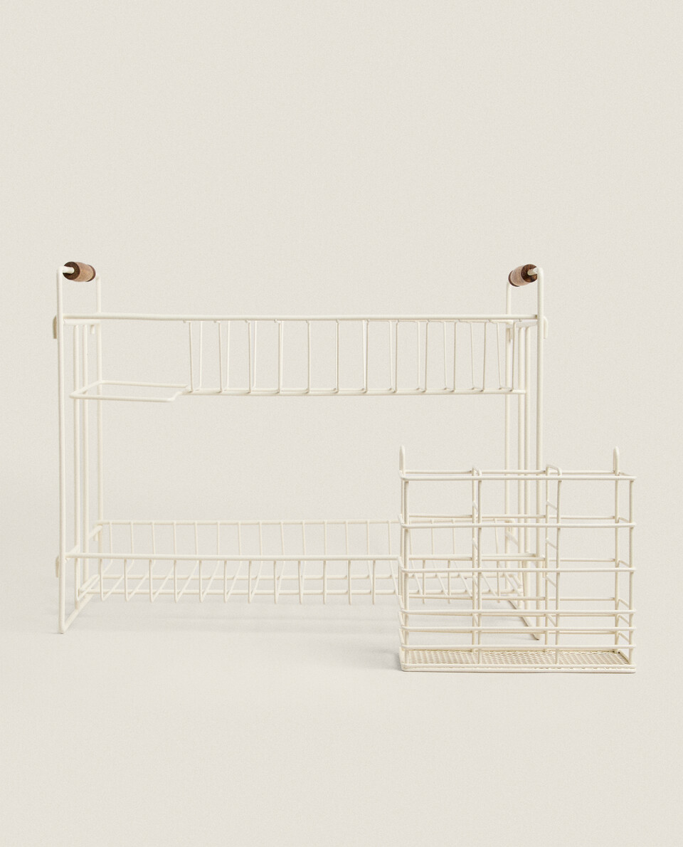 LACQUERED METAL DISH RACK