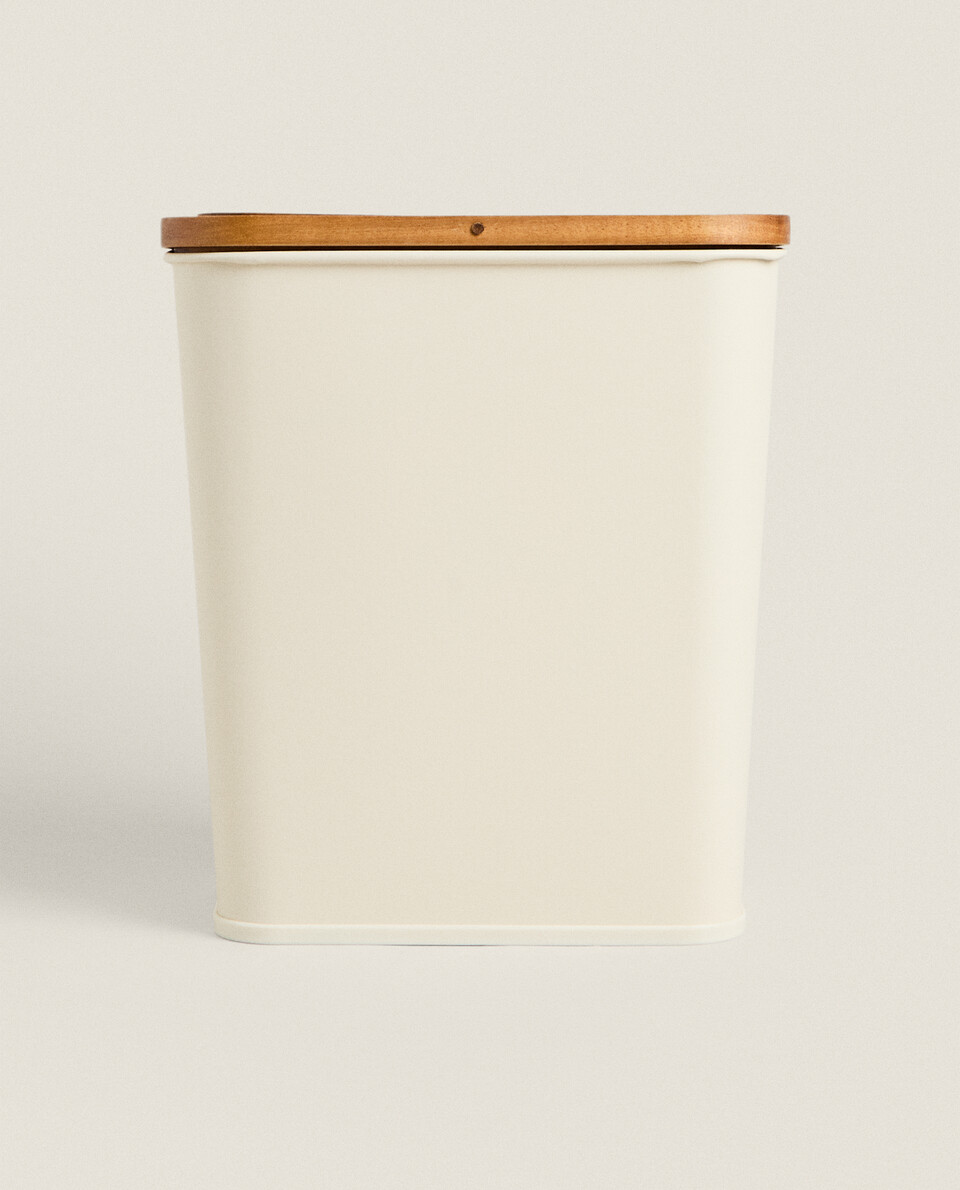 LACQUERED METAL KITCHEN TRASH CAN Zara Home United States of America