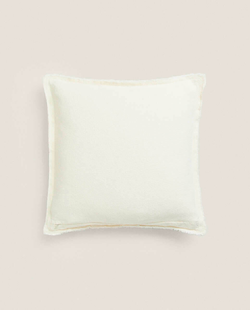 TEXTURED BEDSPREAD CUSHION COVER