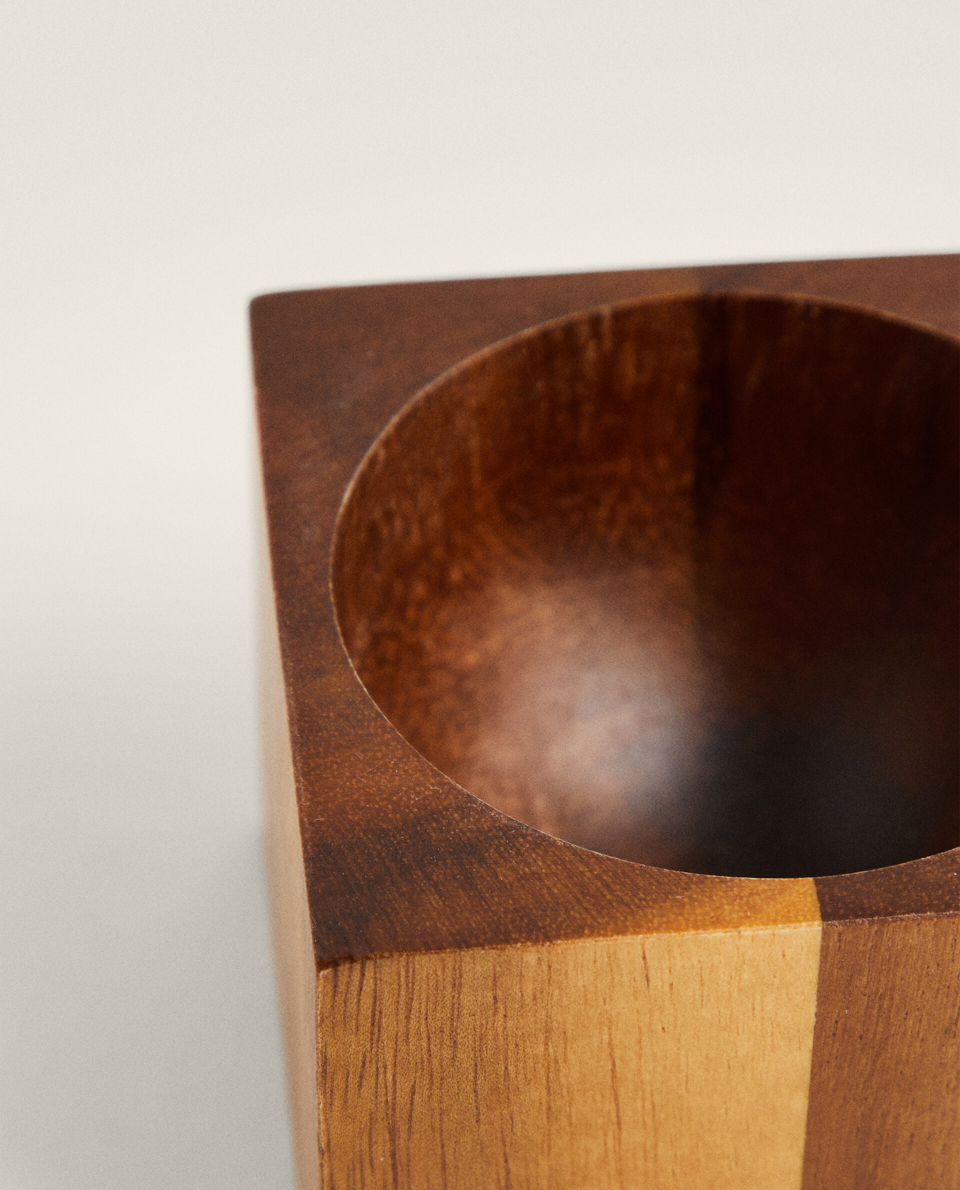 Walnut Wooden Candle Holders