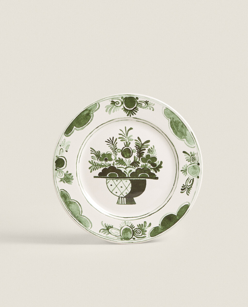 FRUIT EARTHENWARE DESSERT PLATE Zara Home Croatia