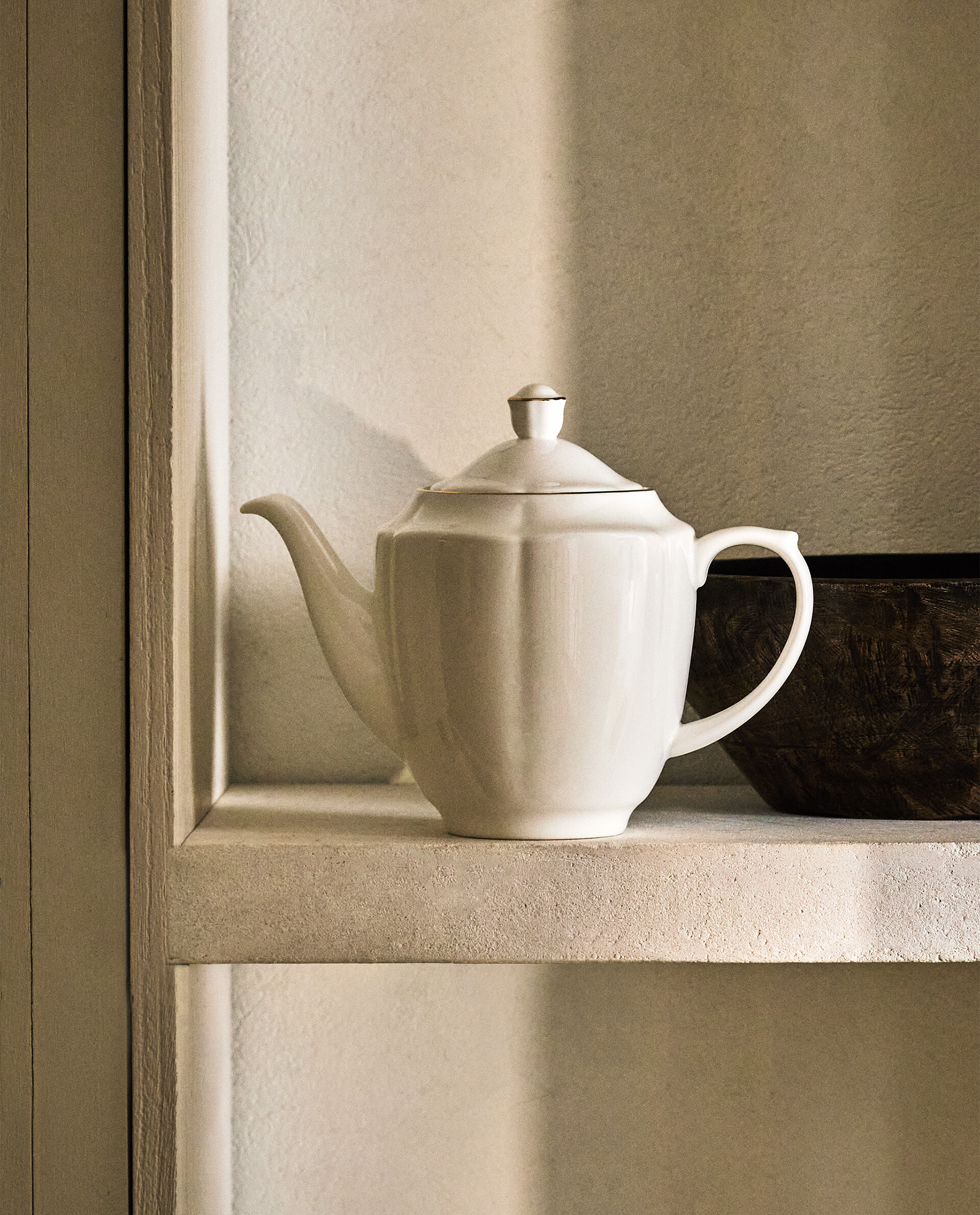 THÉIÈRE PORCELAINE BONE CHINA LISERÉ Zara Home Le Maroc