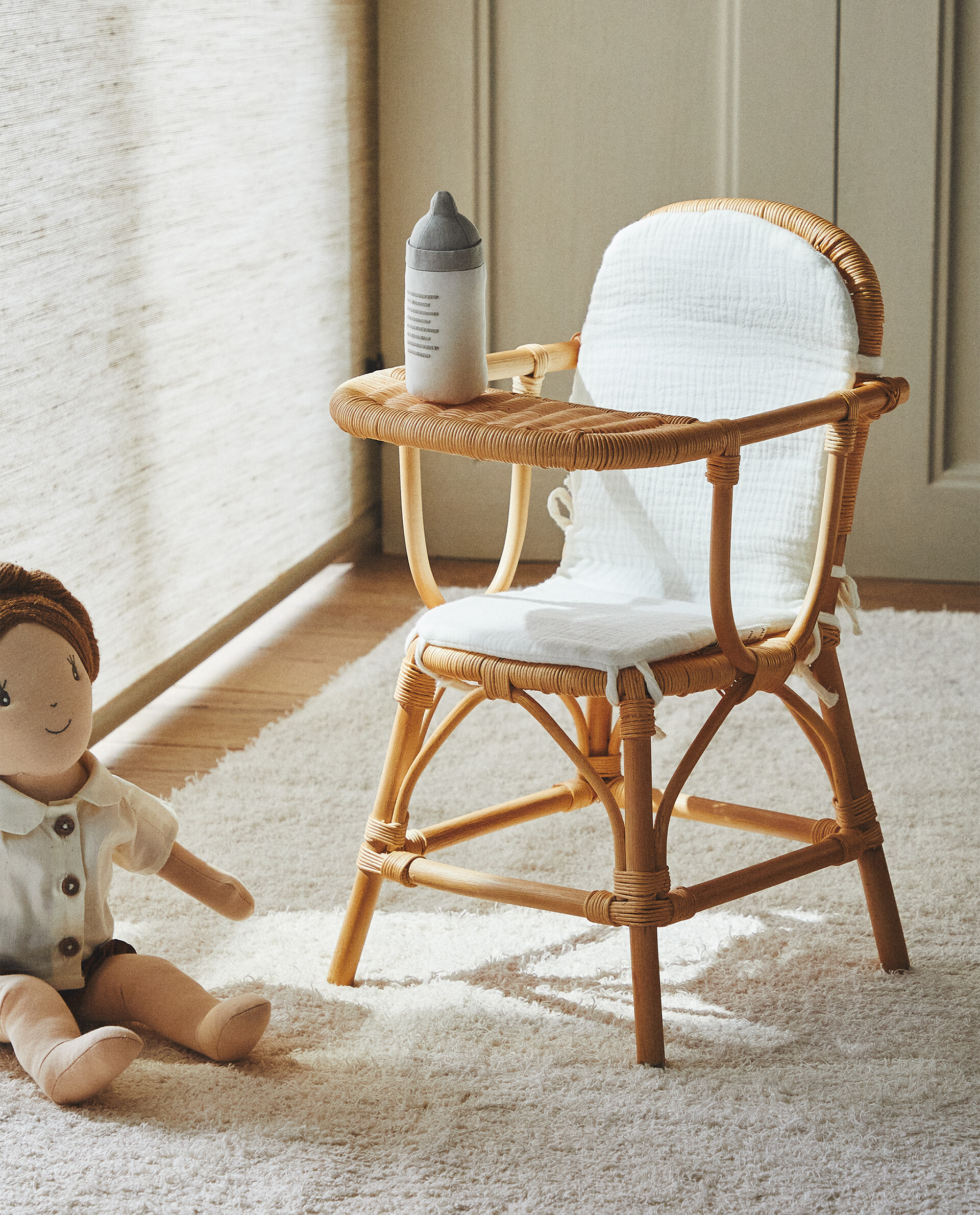 Wicker doll high chair hot sale