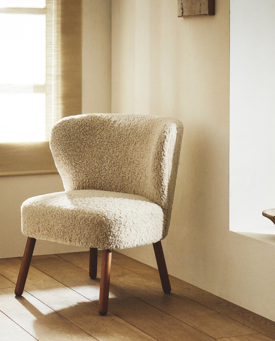 Teddy chair zara home new arrivals