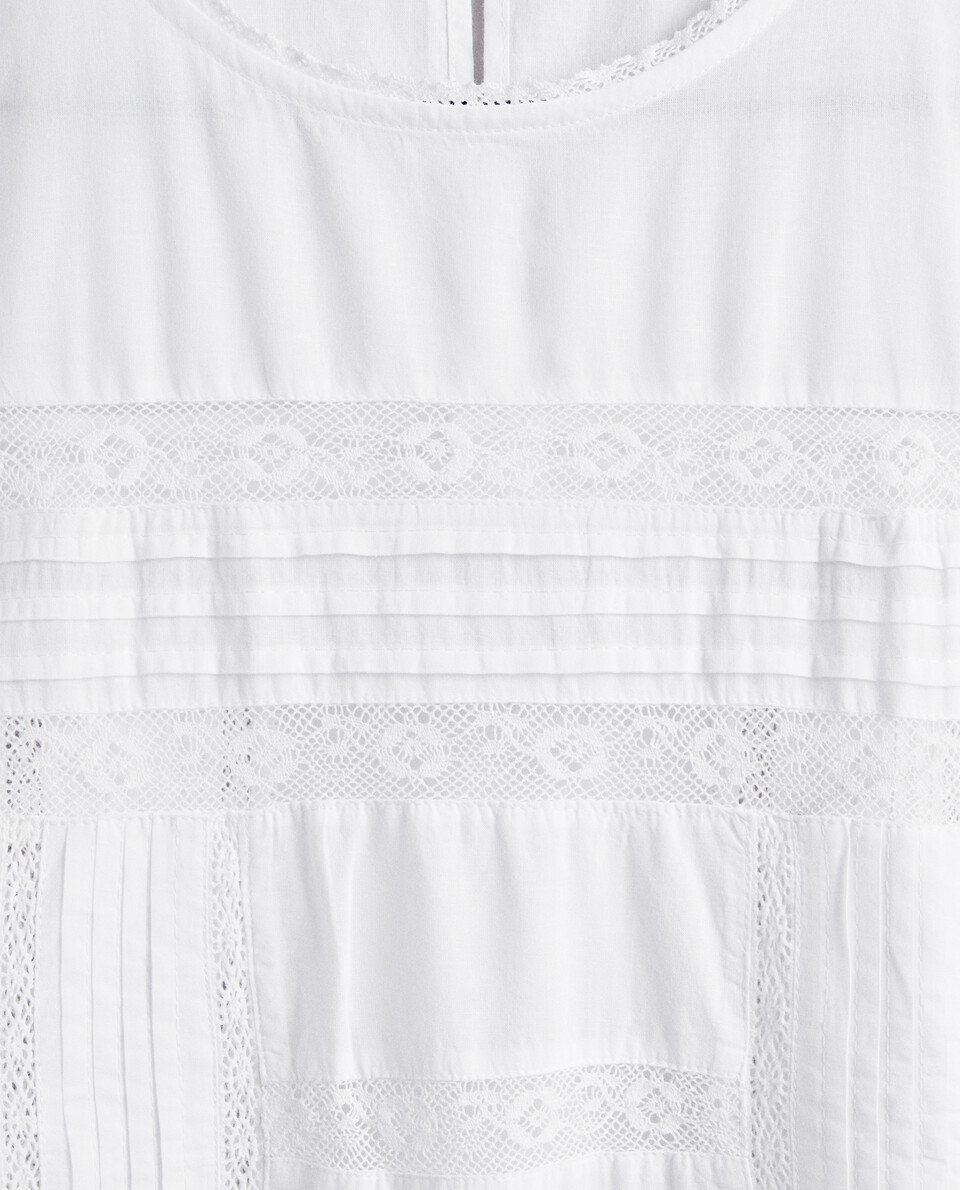 LACE-TRIMMED NIGHTDRESS